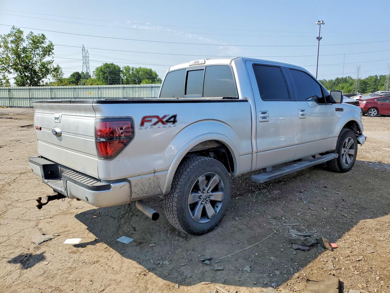 2013 Ford F150 Supercrew Silver vin: 1FTFW1ET8DFD23765