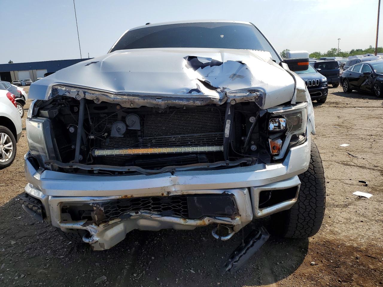 2013 Ford F150 Supercrew Silver vin: 1FTFW1ET8DFD23765