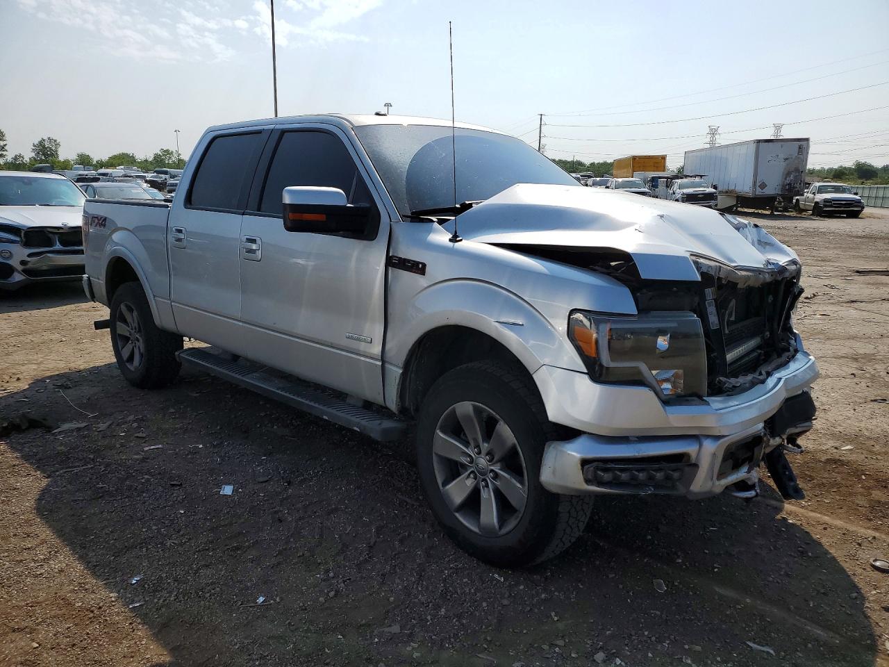 2013 Ford F150 Supercrew Silver vin: 1FTFW1ET8DFD23765