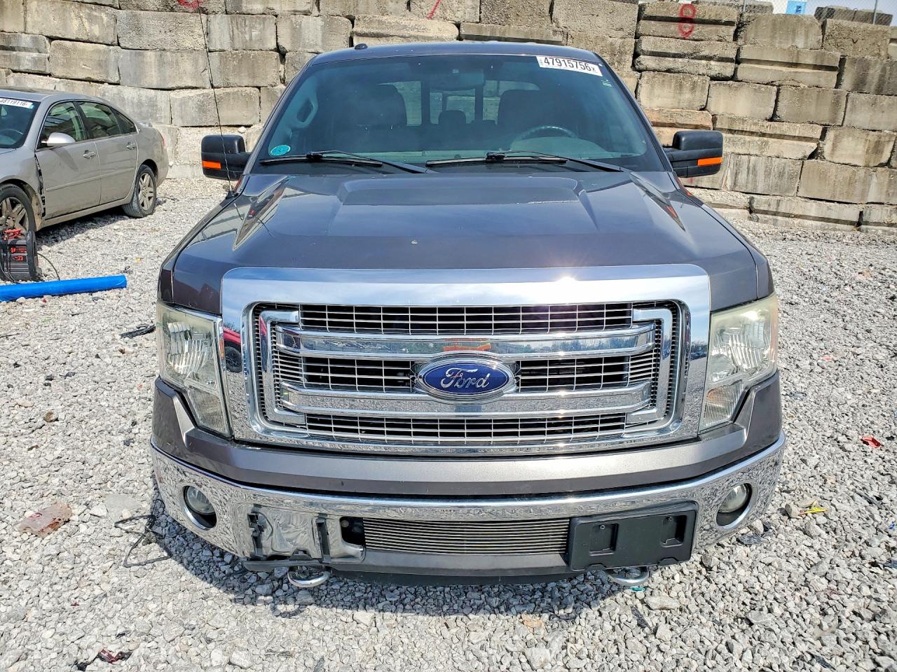 2013 Ford F150 Supercrew Gray vin: 1FTFW1ET8DFD54613