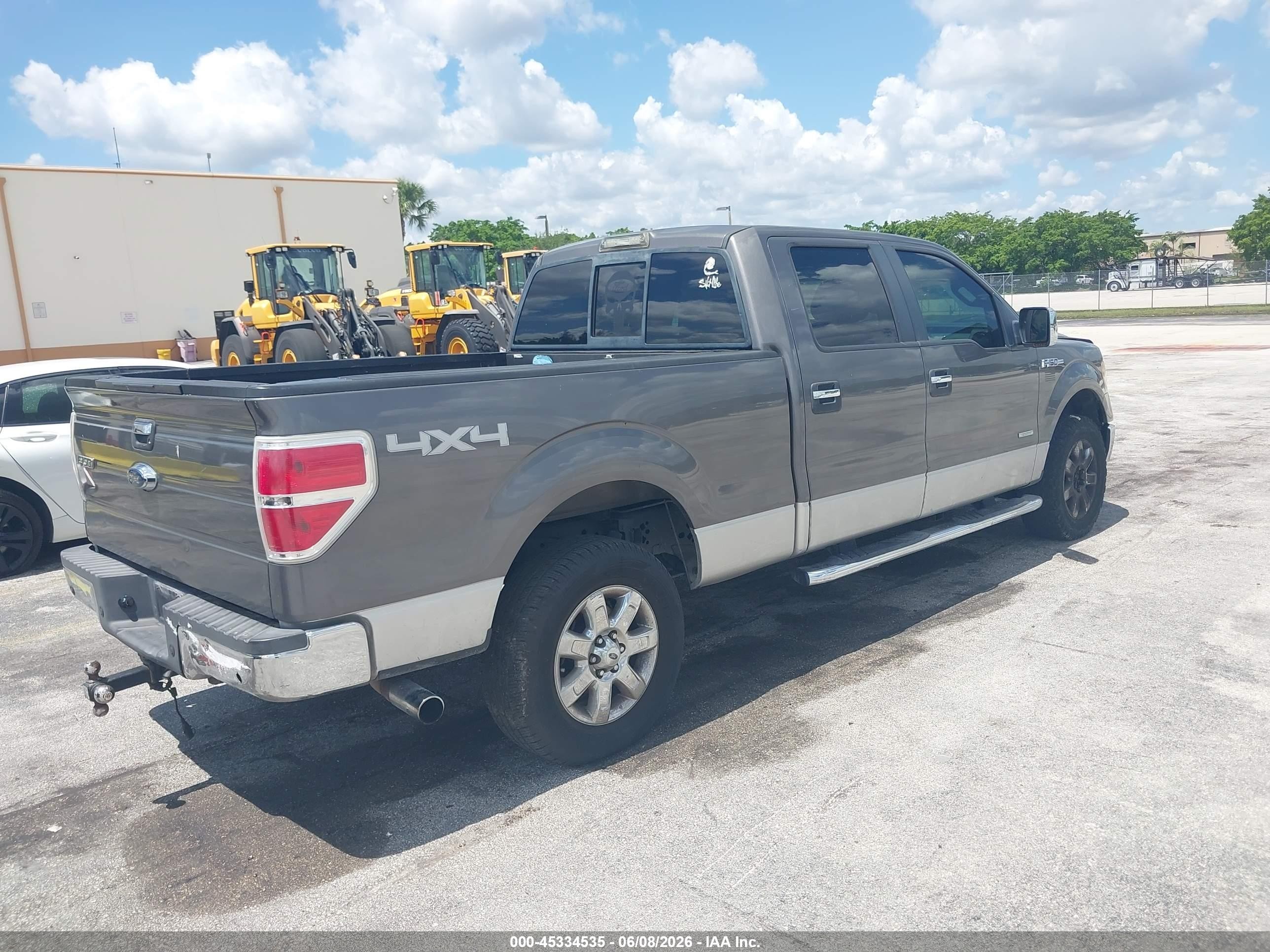2013 Ford F-150 Xlt Gray vin: 1FTFW1ET8DKD93547