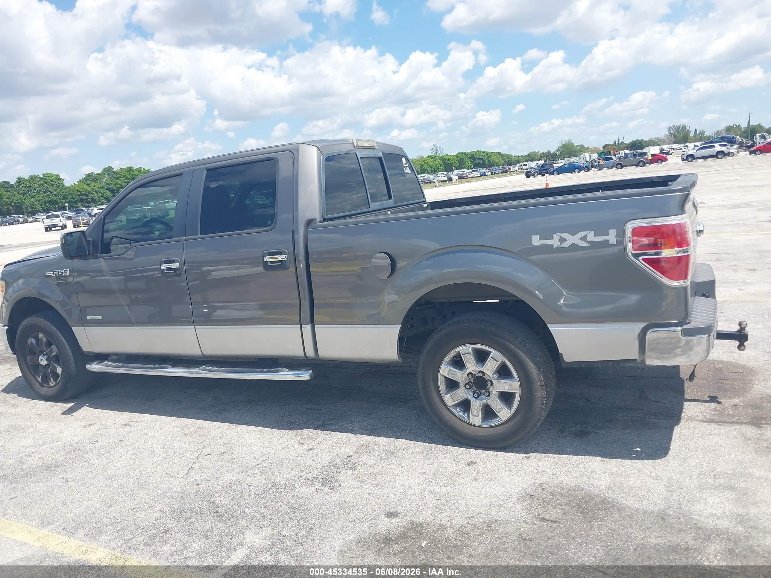 2013 Ford F-150 Xlt Gray vin: 1FTFW1ET8DKD93547