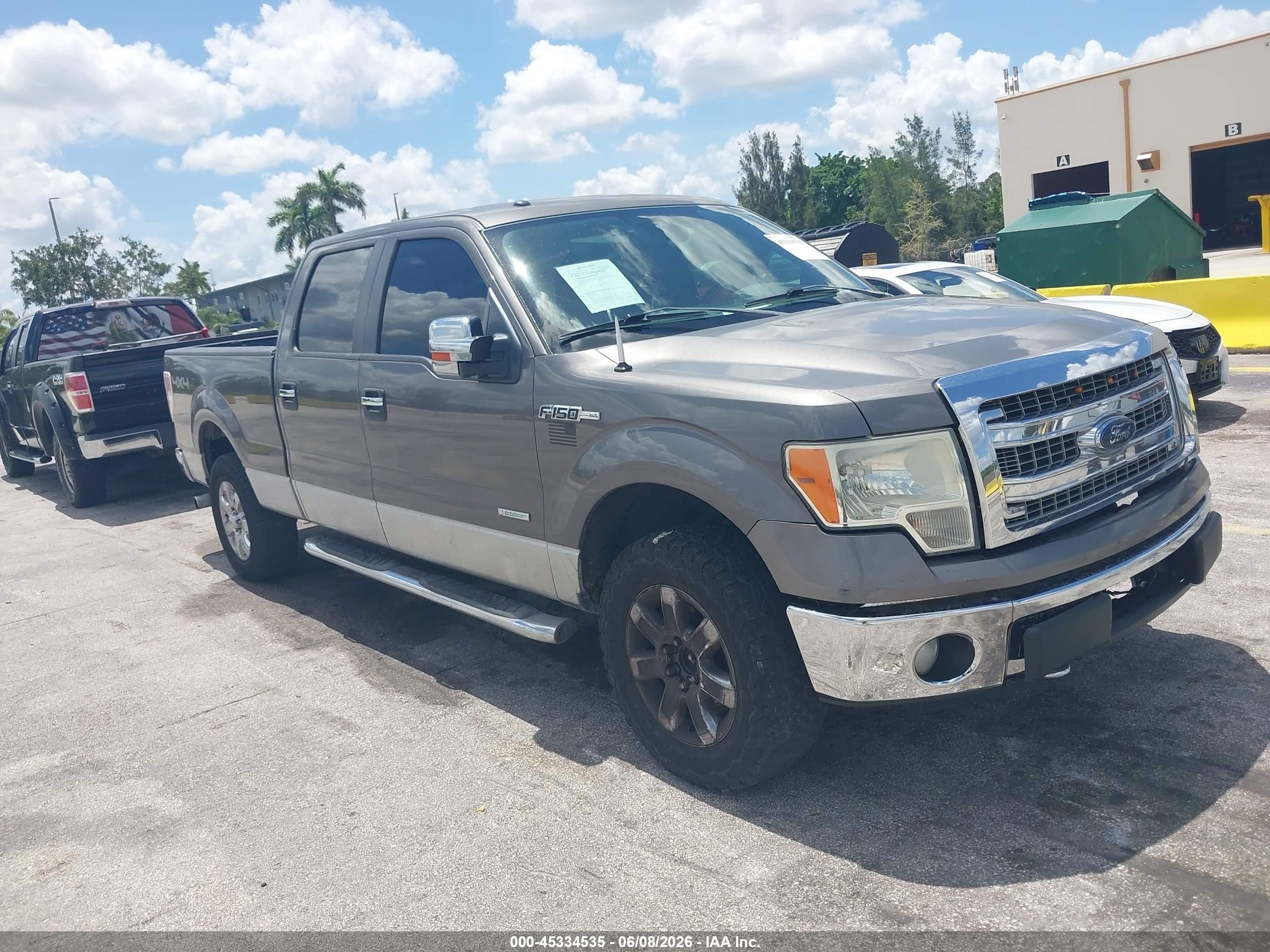 2013 Ford F-150 Xlt Gray vin: 1FTFW1ET8DKD93547