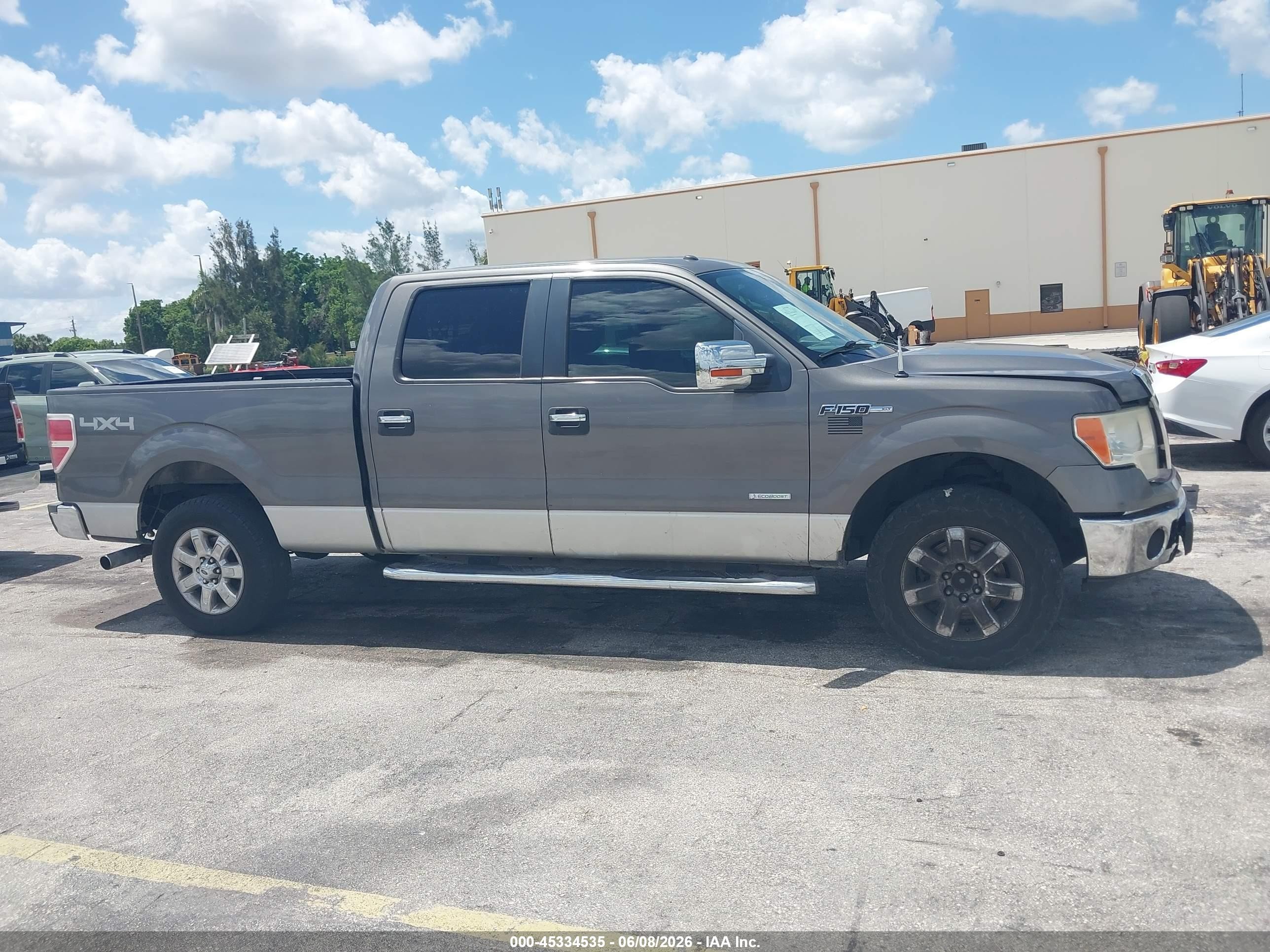 2013 Ford F-150 Xlt Gray vin: 1FTFW1ET8DKD93547