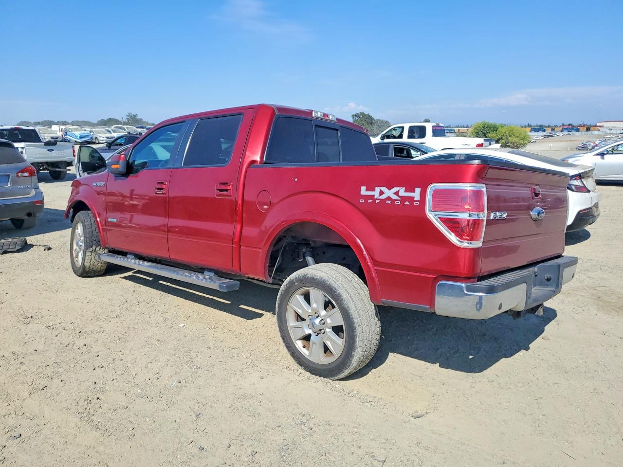 2013 Ford F150 Supercrew Red vin: 1FTFW1ET8DKE23985