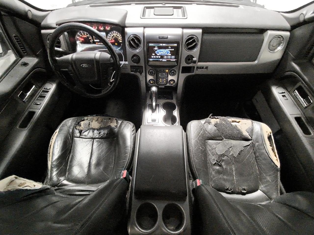 2013 Ford F150 Supercrew White vin: 1FTFW1ET8DKE32279 Damage: Left Front Seat, Torn, > 12 Inches