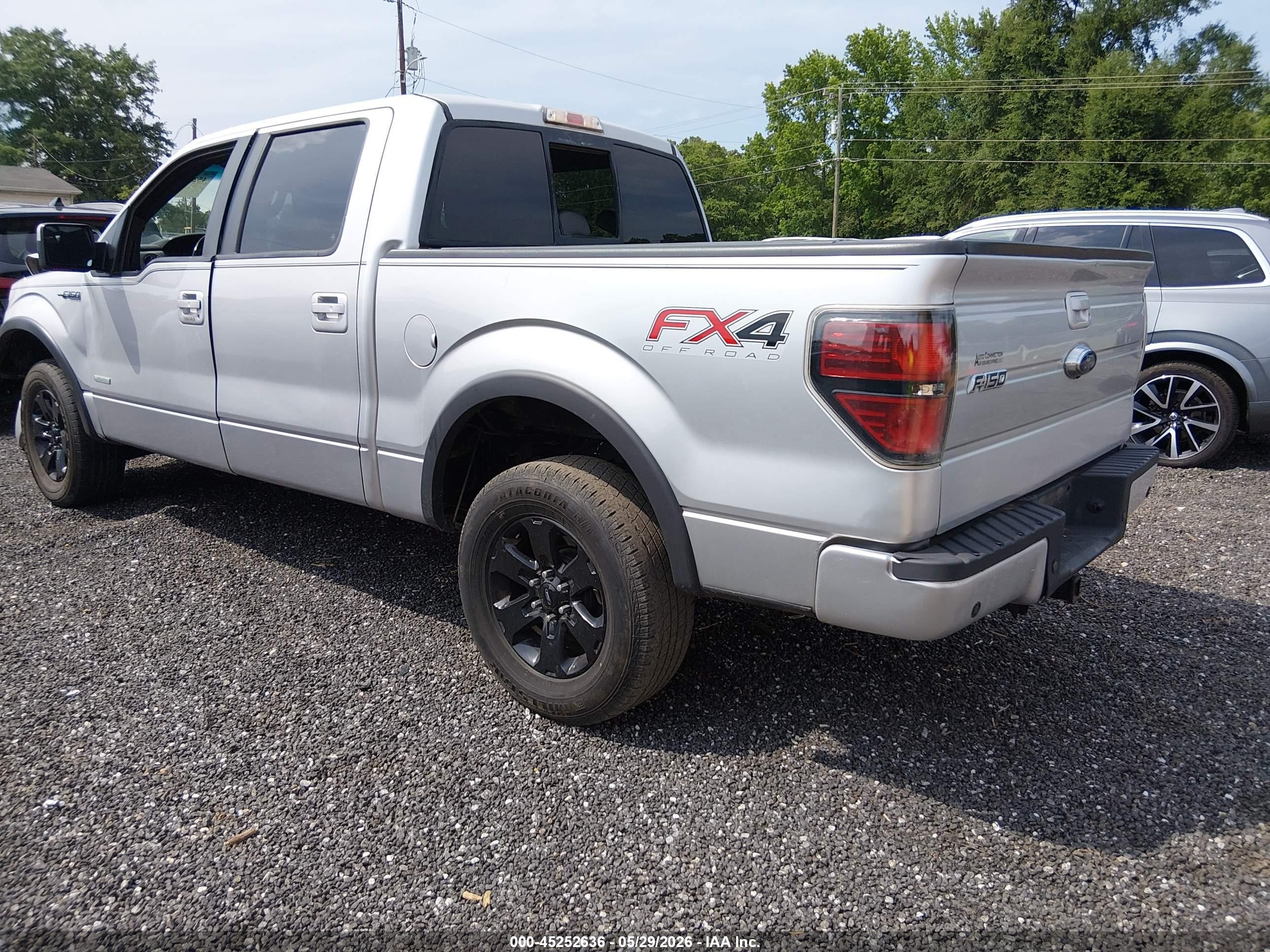 2013 Ford F-150 Fx4 Серебряный vin: 1FTFW1ET8DKF03951