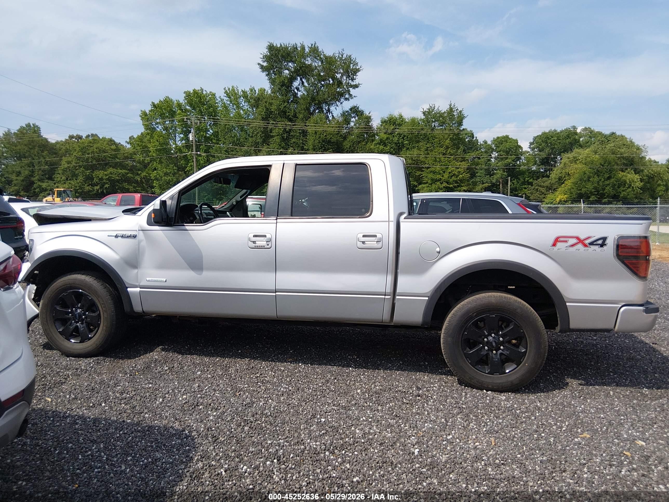 2013 Ford F-150 Fx4 Серебряный vin: 1FTFW1ET8DKF03951