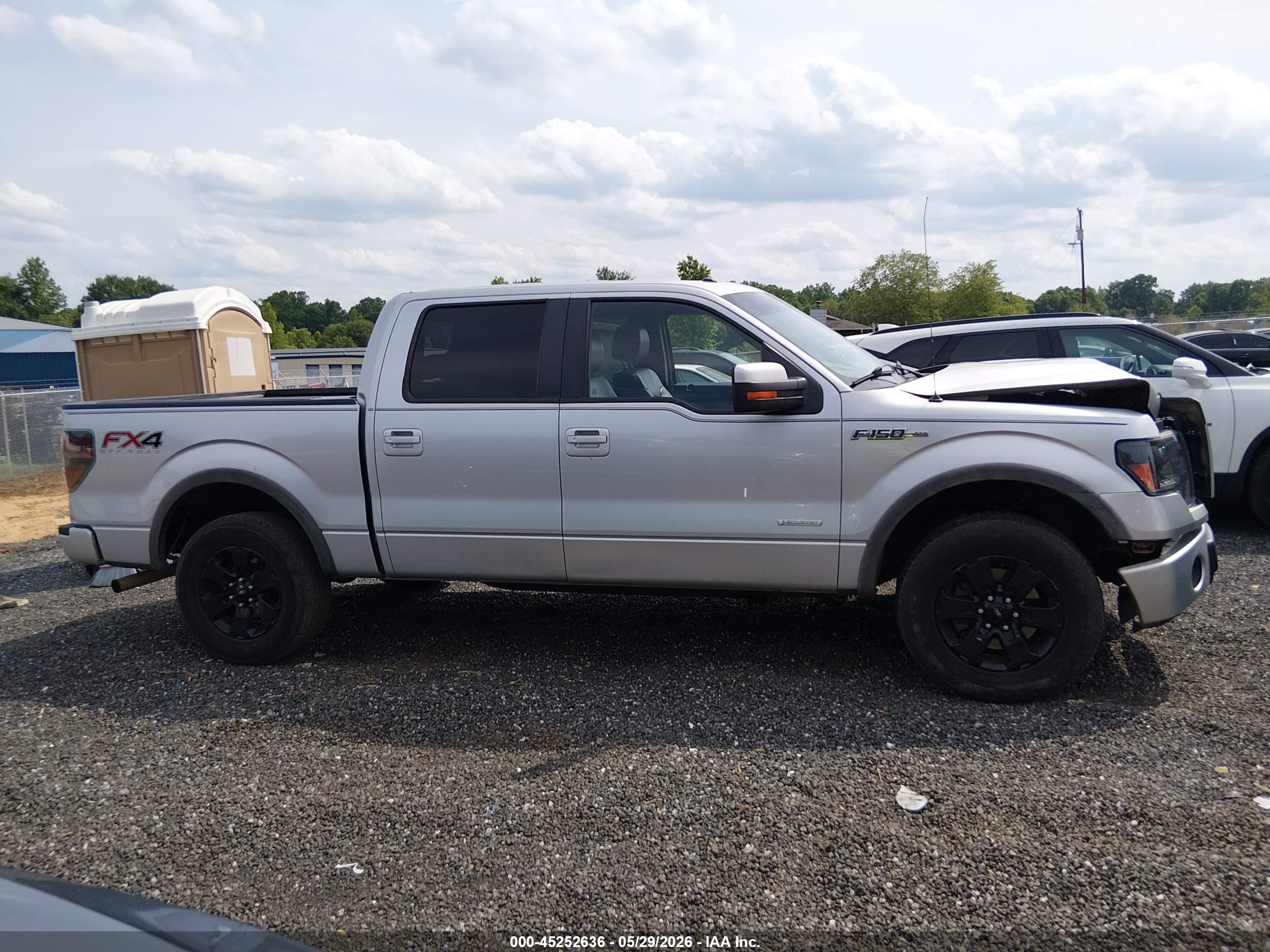 2013 Ford F-150 Fx4 Серебряный vin: 1FTFW1ET8DKF03951