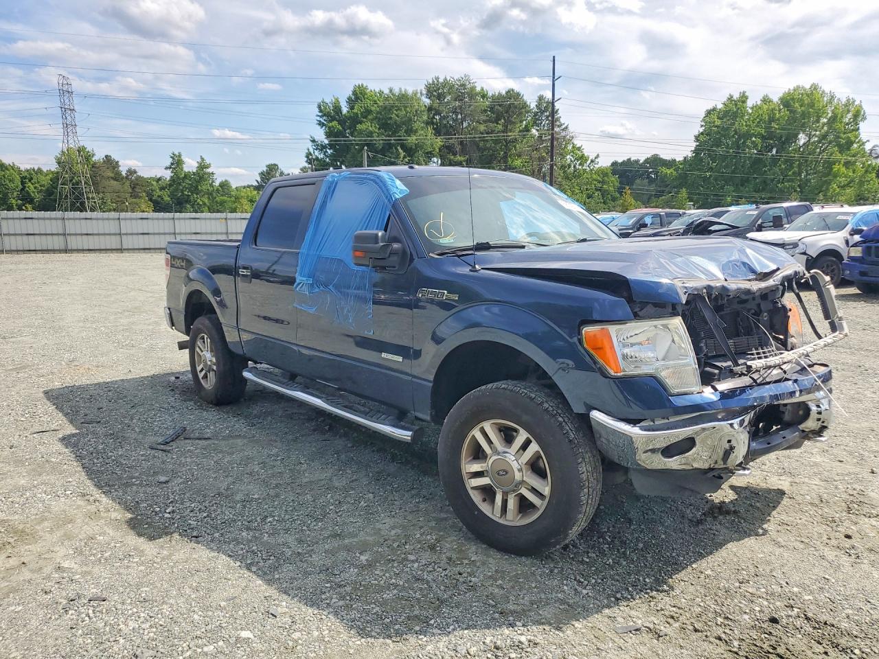 2013 Ford F150 Supercrew Blue vin: 1FTFW1ET8DKF46184
