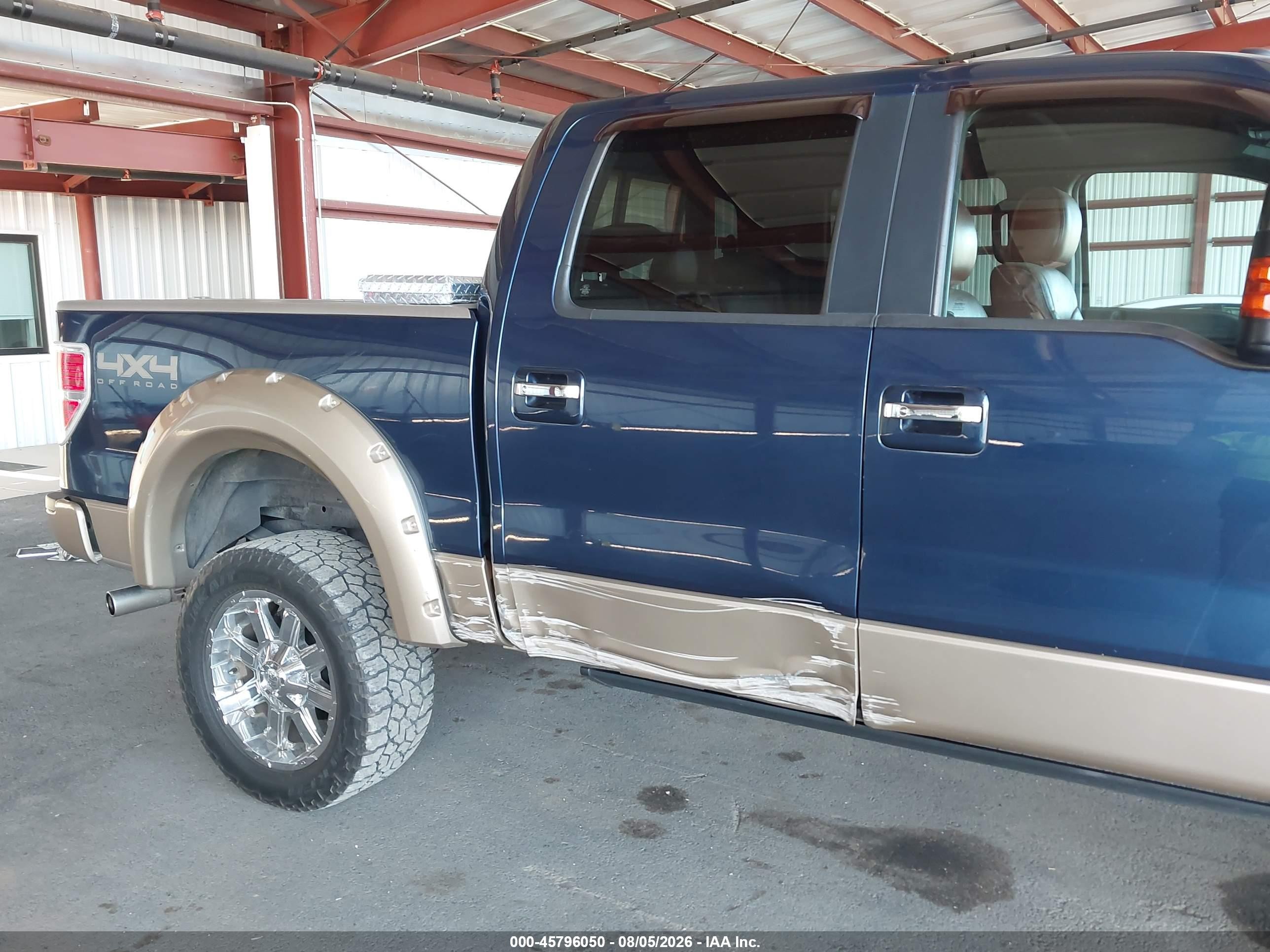2013 Ford F-150 King Ranch Blue vin: 1FTFW1ET8DKF50378