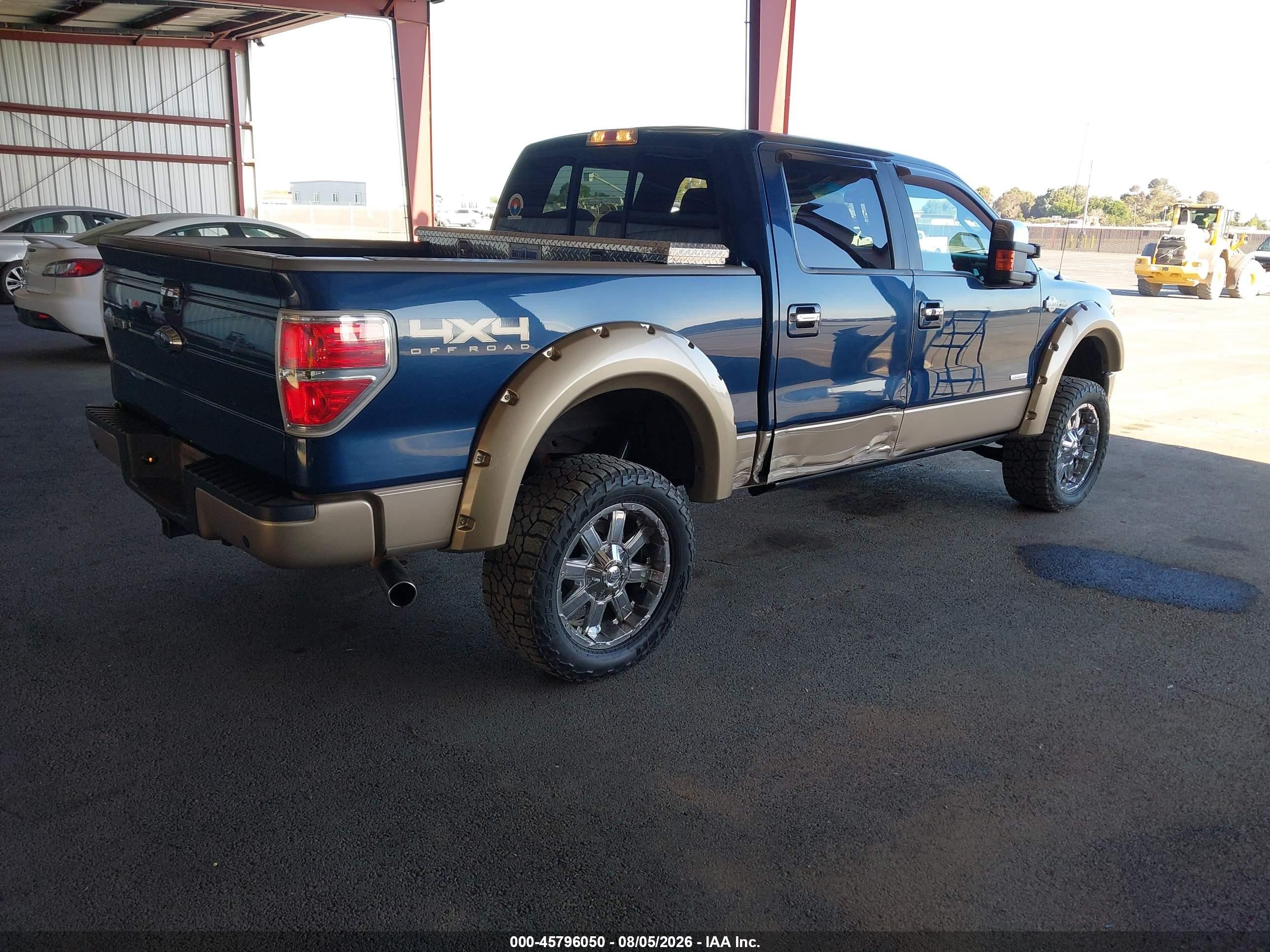 2013 Ford F-150 King Ranch Blue vin: 1FTFW1ET8DKF50378