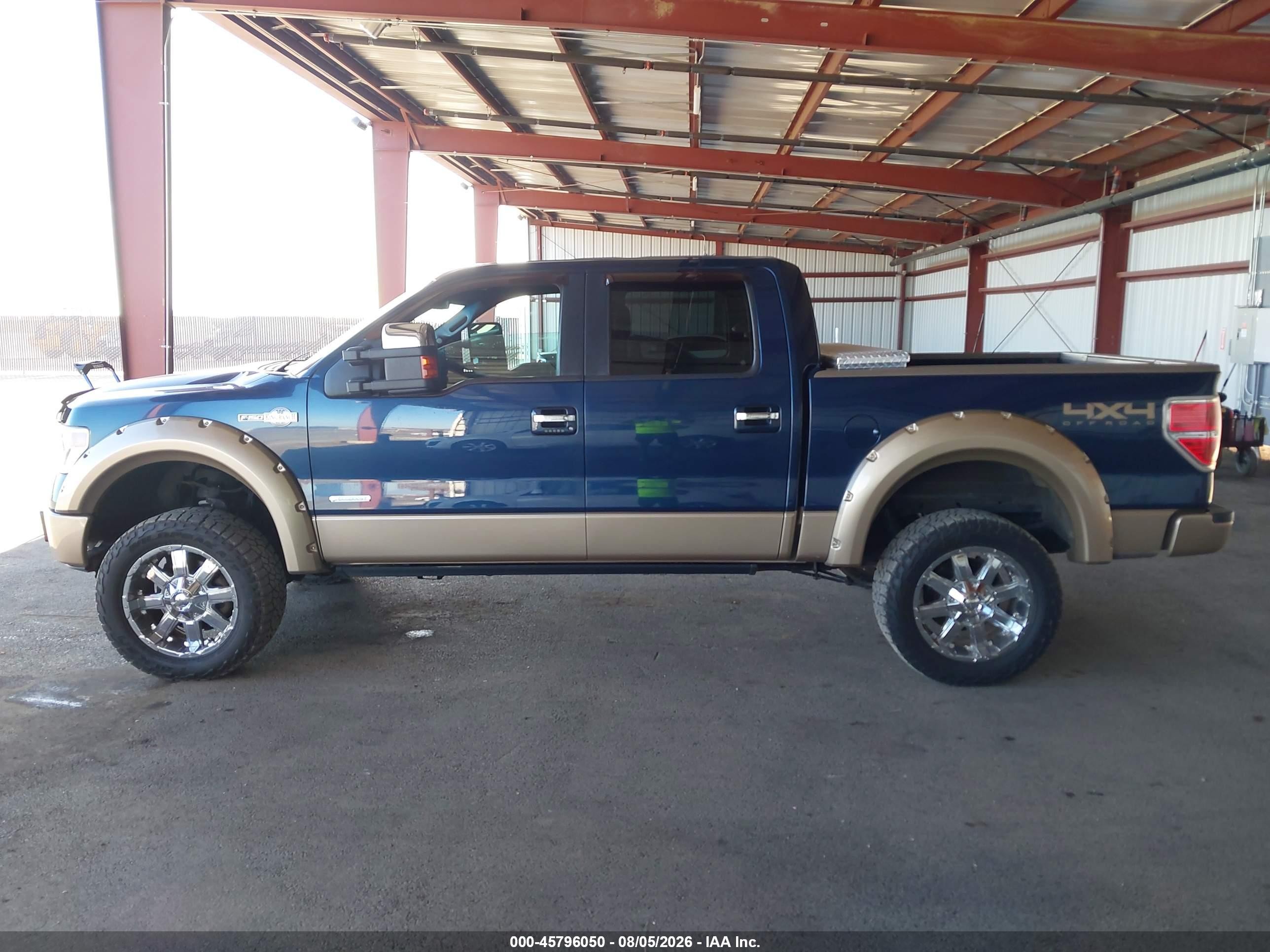 2013 Ford F-150 King Ranch Blue vin: 1FTFW1ET8DKF50378