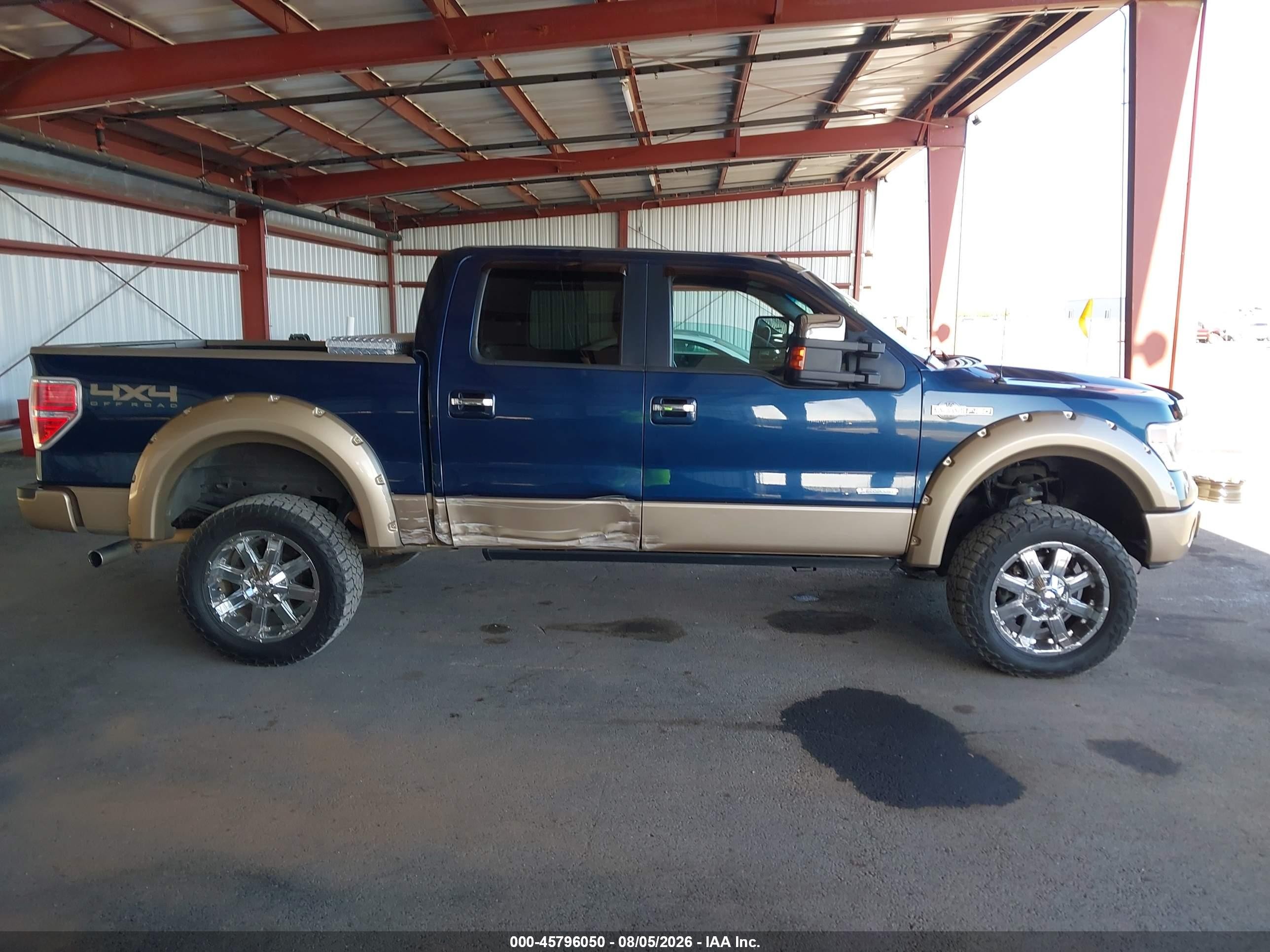 2013 Ford F-150 King Ranch Blue vin: 1FTFW1ET8DKF50378