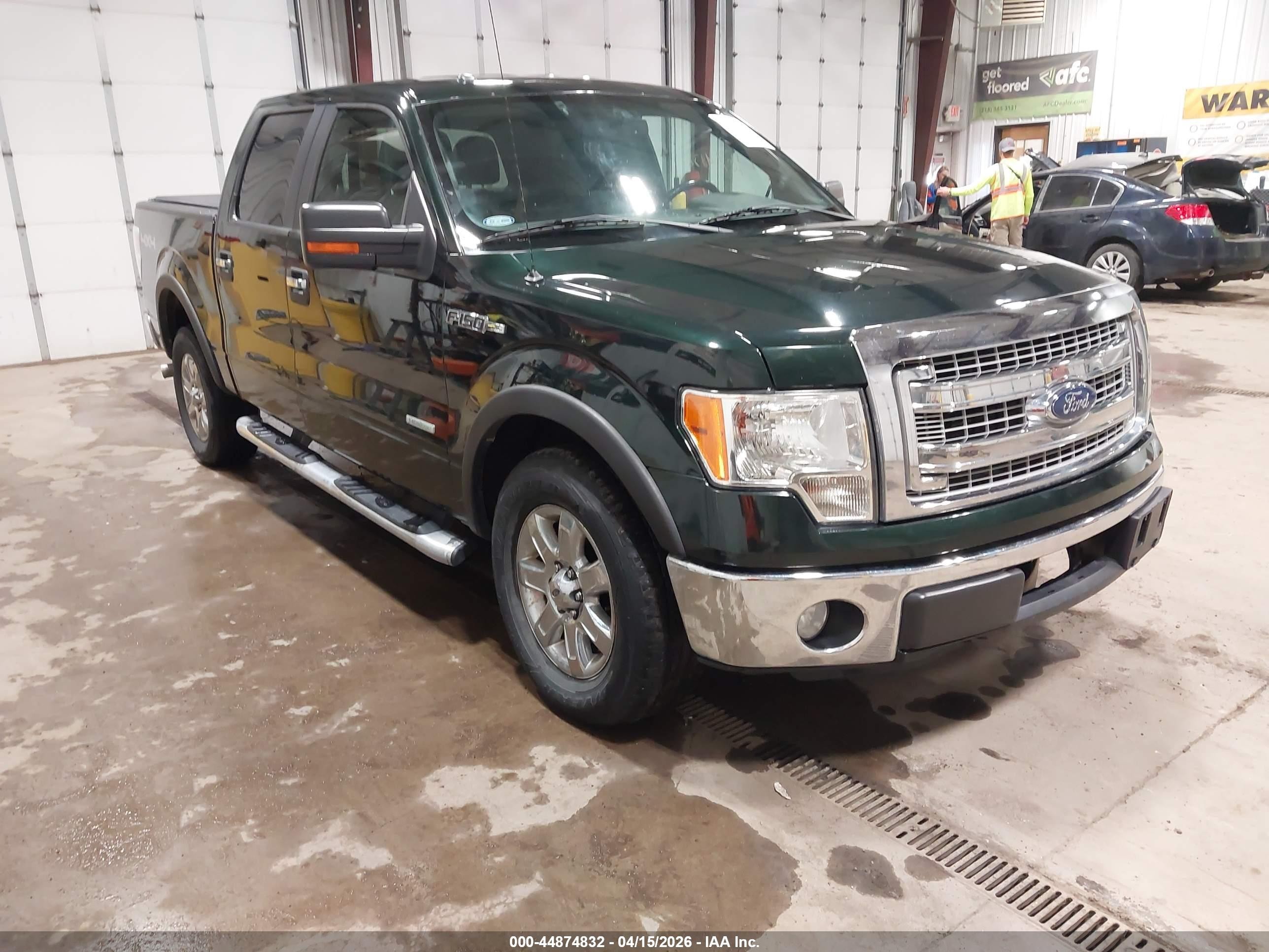 2013 Ford F-150 Xlt Green vin: 1FTFW1ET8DKF96602