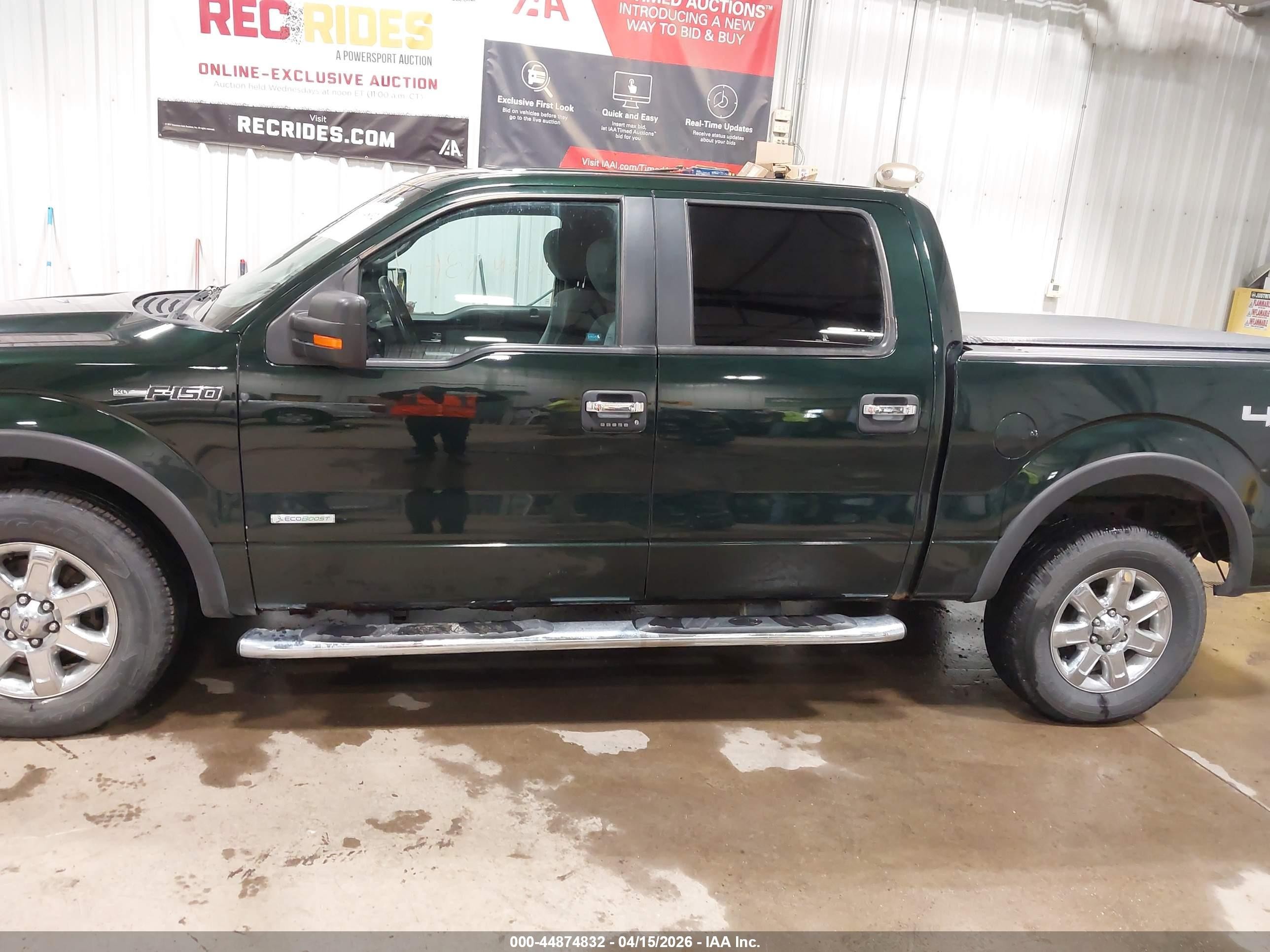 2013 Ford F-150 Xlt Green vin: 1FTFW1ET8DKF96602