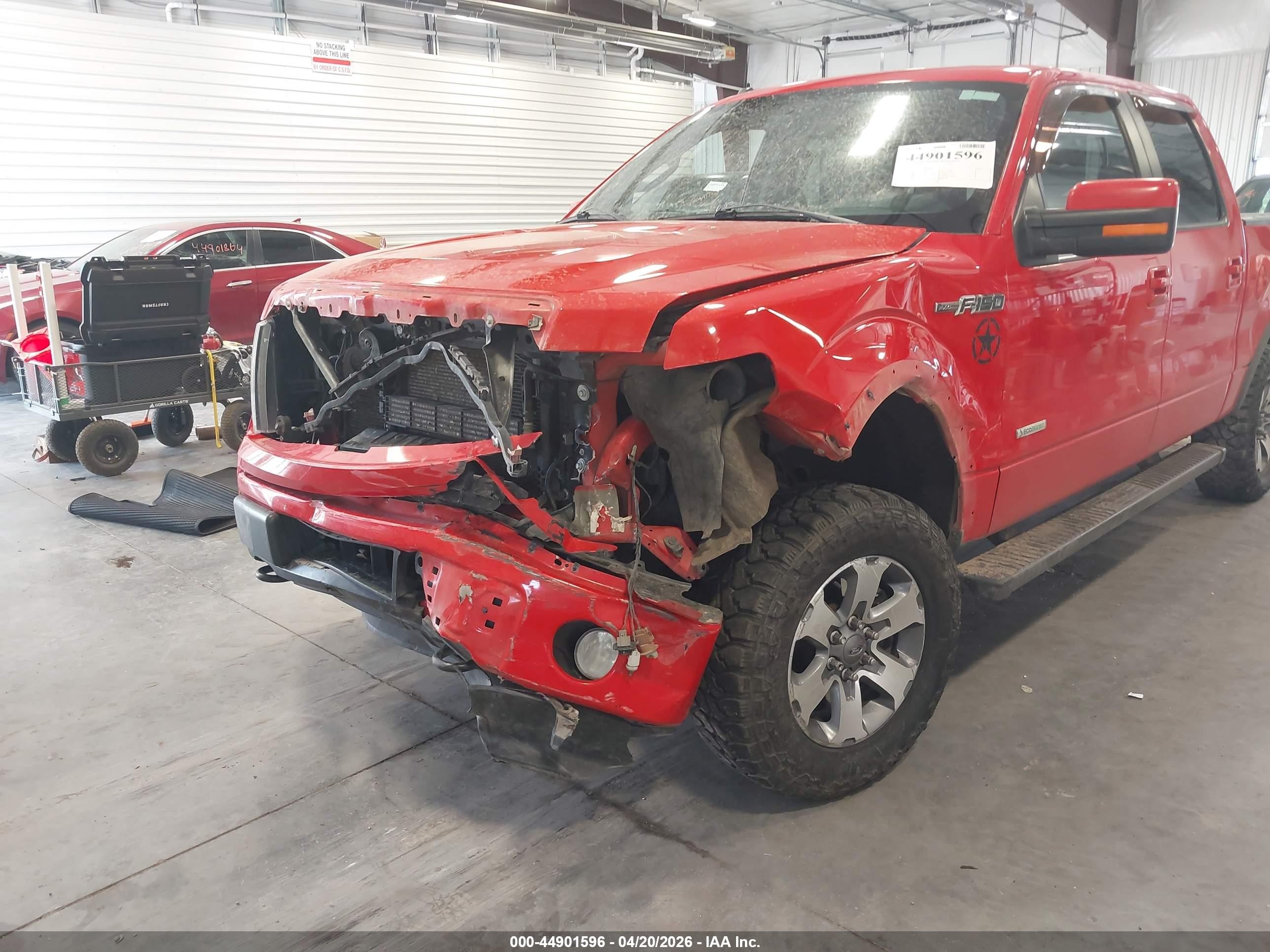 2014 Ford F-150 Fx4 Red vin: 1FTFW1ET8EFA33950