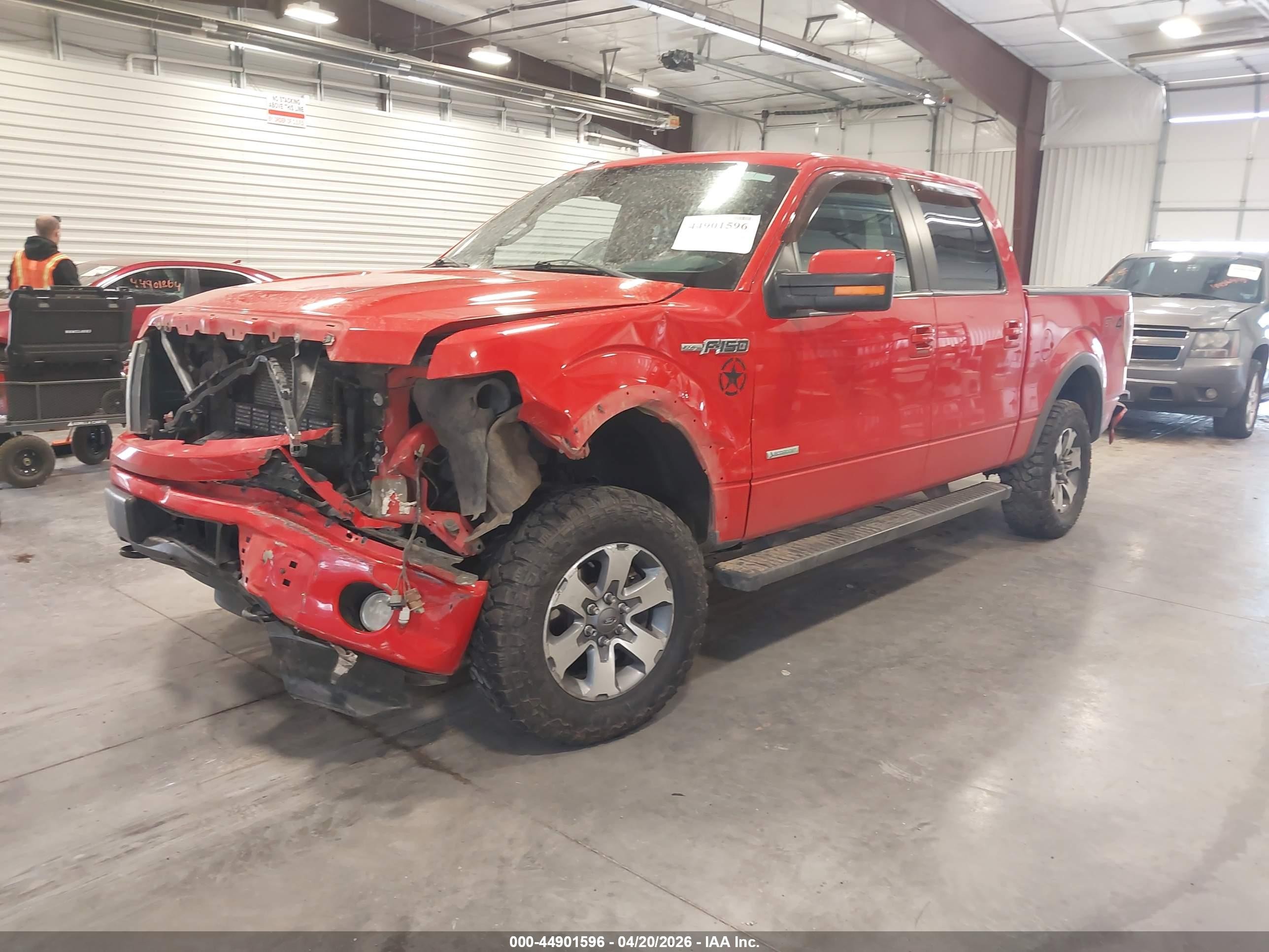 2014 Ford F-150 Fx4 Red vin: 1FTFW1ET8EFA33950
