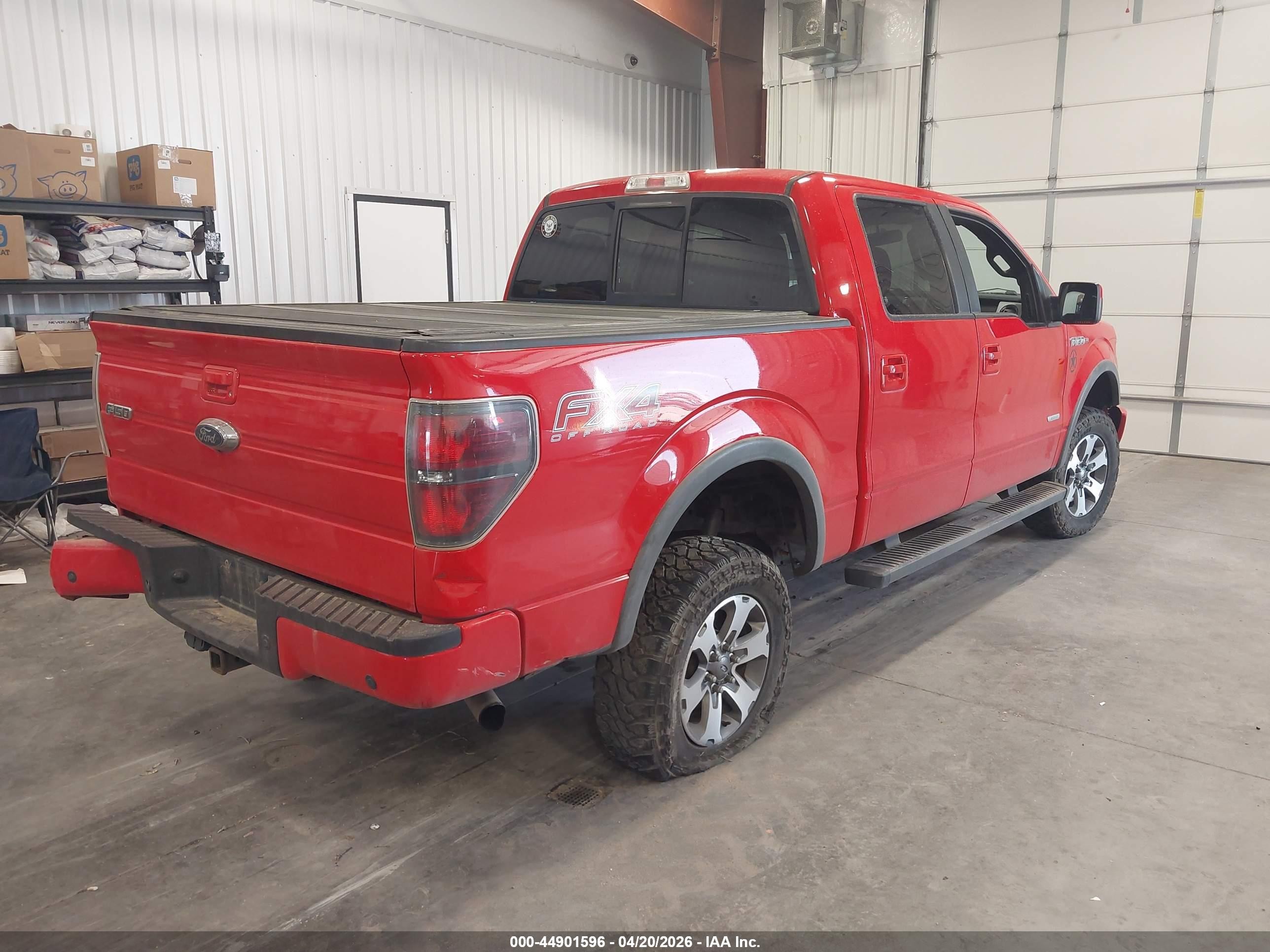 2014 Ford F-150 Fx4 Red vin: 1FTFW1ET8EFA33950