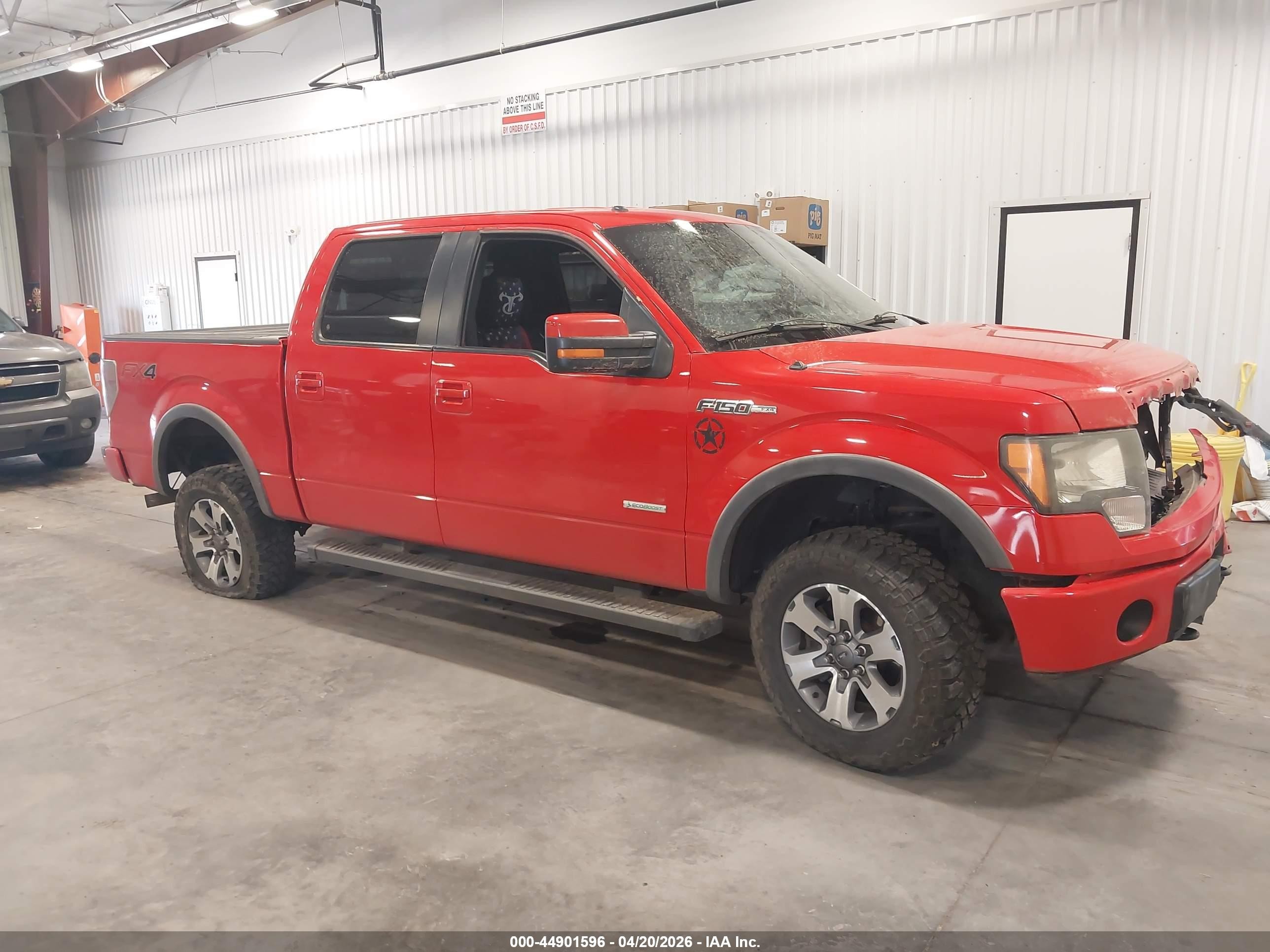 2014 Ford F-150 Fx4 Red vin: 1FTFW1ET8EFA33950