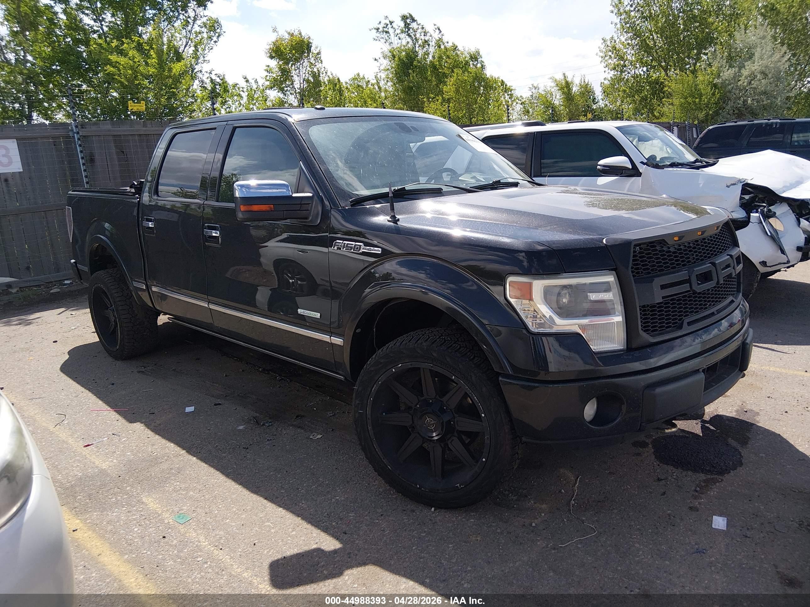 2014 Ford F-150 Platinum Black vin: 1FTFW1ET8EFA67192