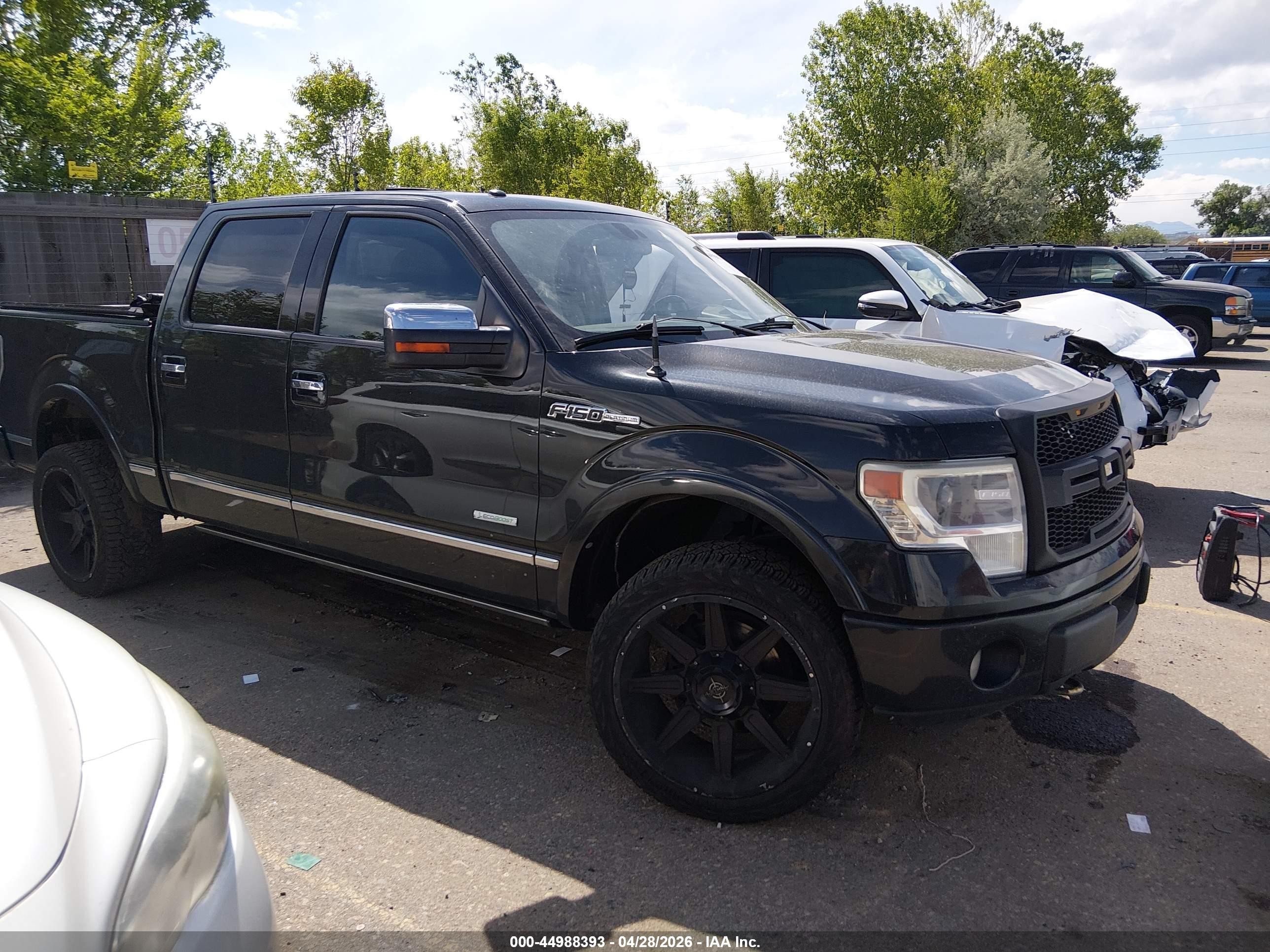 2014 Ford F-150 Platinum Black vin: 1FTFW1ET8EFA67192
