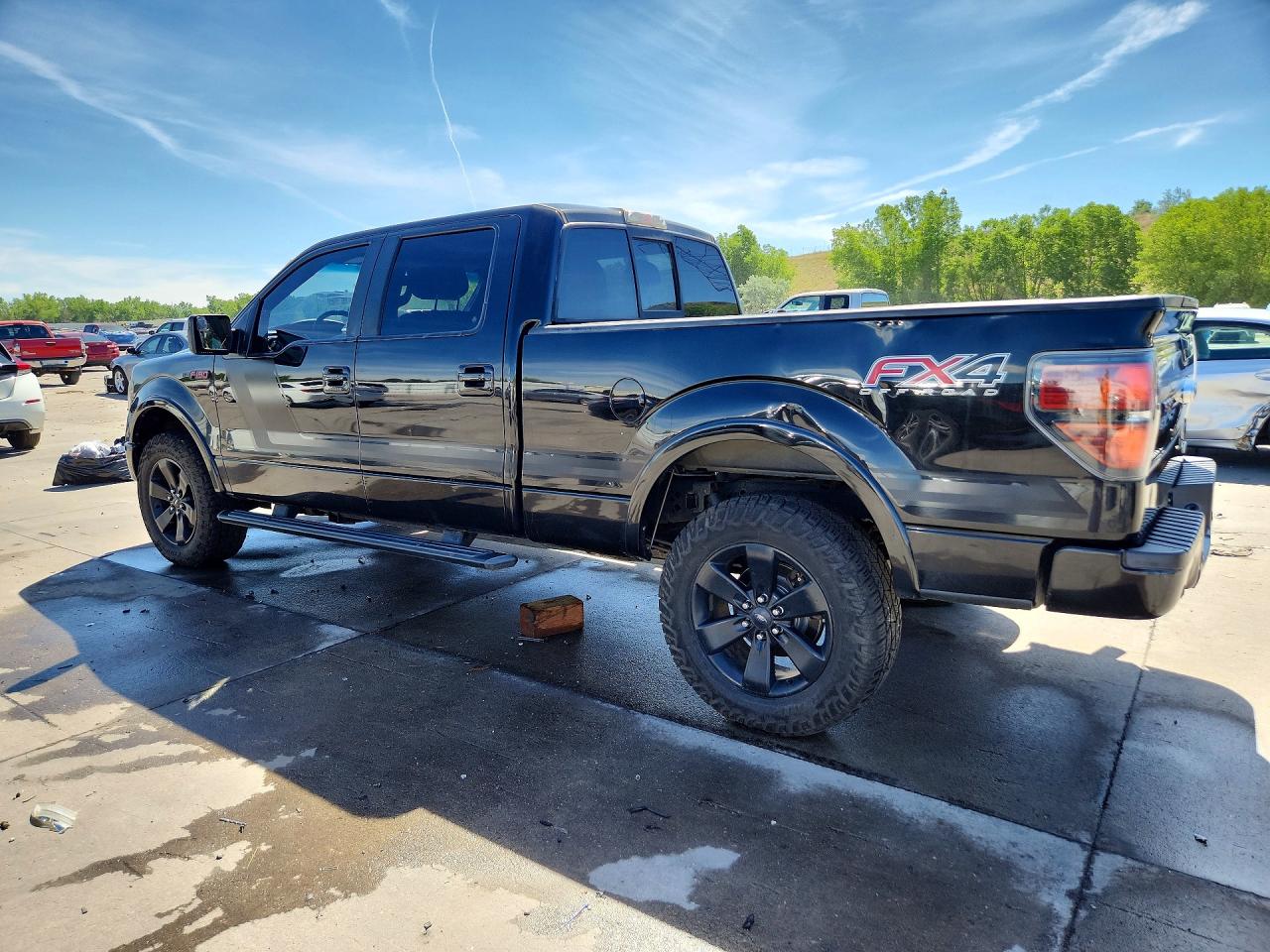 2014 Ford F150 Supercrew Black vin: 1FTFW1ET8EFA70030