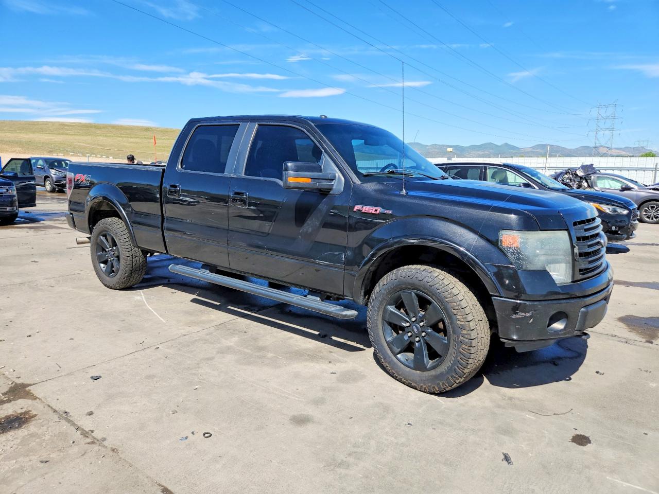 2014 Ford F150 Supercrew Black vin: 1FTFW1ET8EFA70030