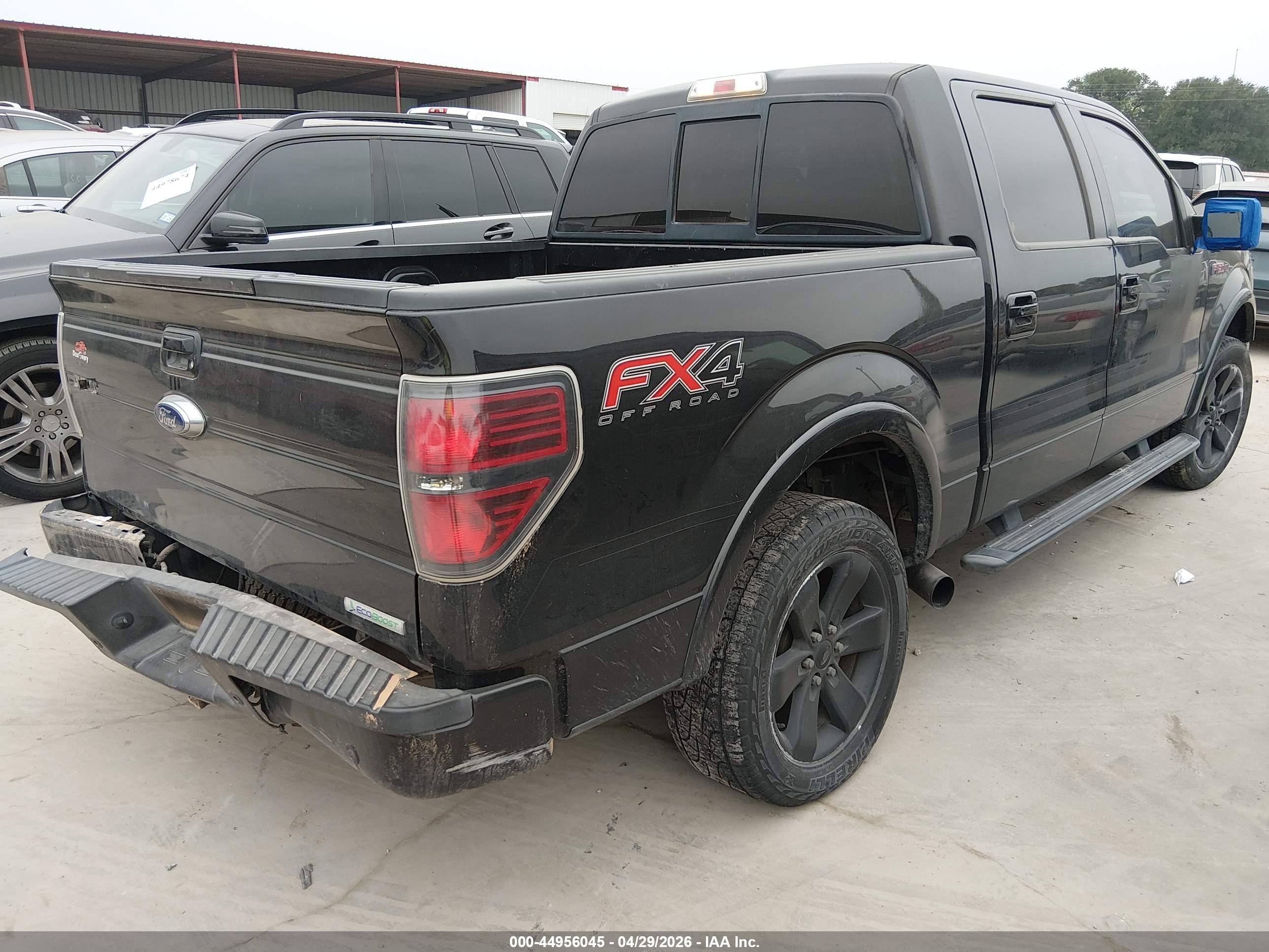 2014 Ford F-150 Fx4 Black vin: 1FTFW1ET8EFA70125