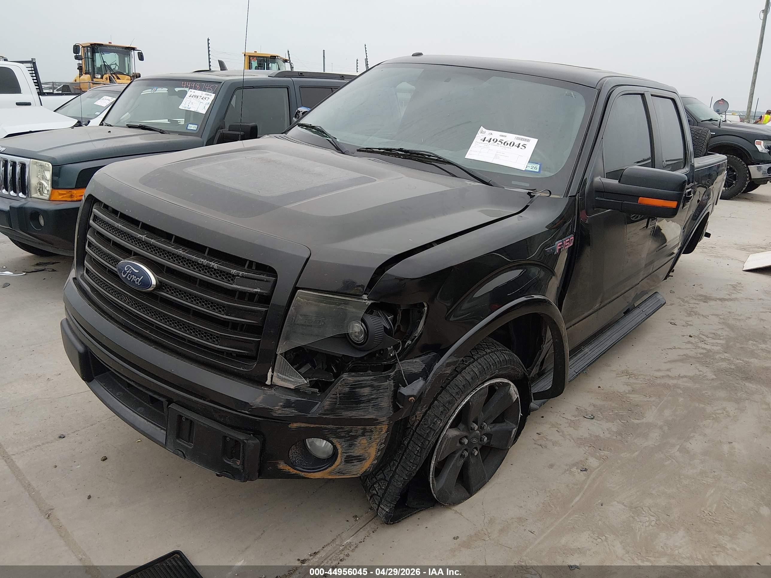 2014 Ford F-150 Fx4 Black vin: 1FTFW1ET8EFA70125