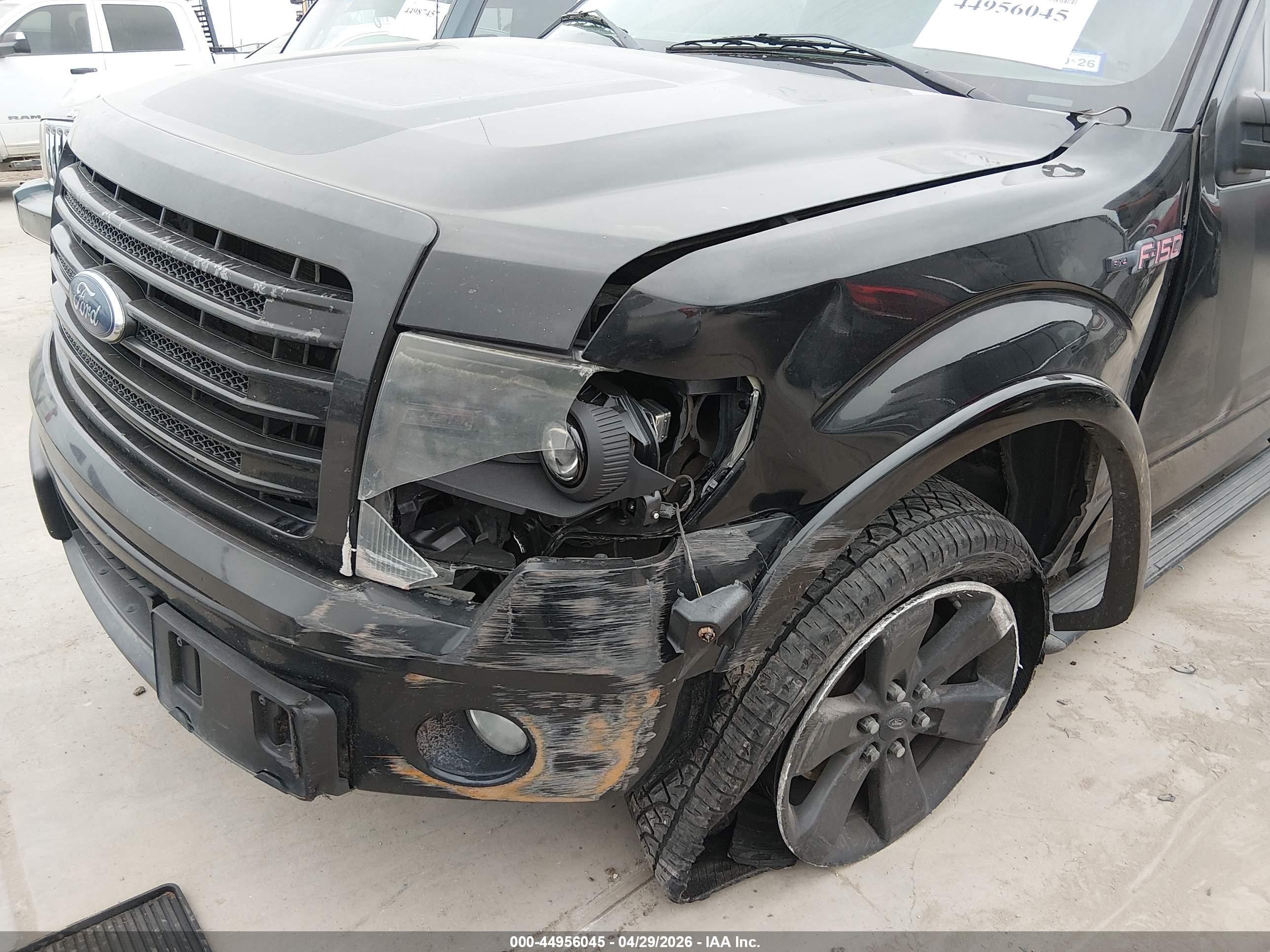 2014 Ford F-150 Fx4 Black vin: 1FTFW1ET8EFA70125