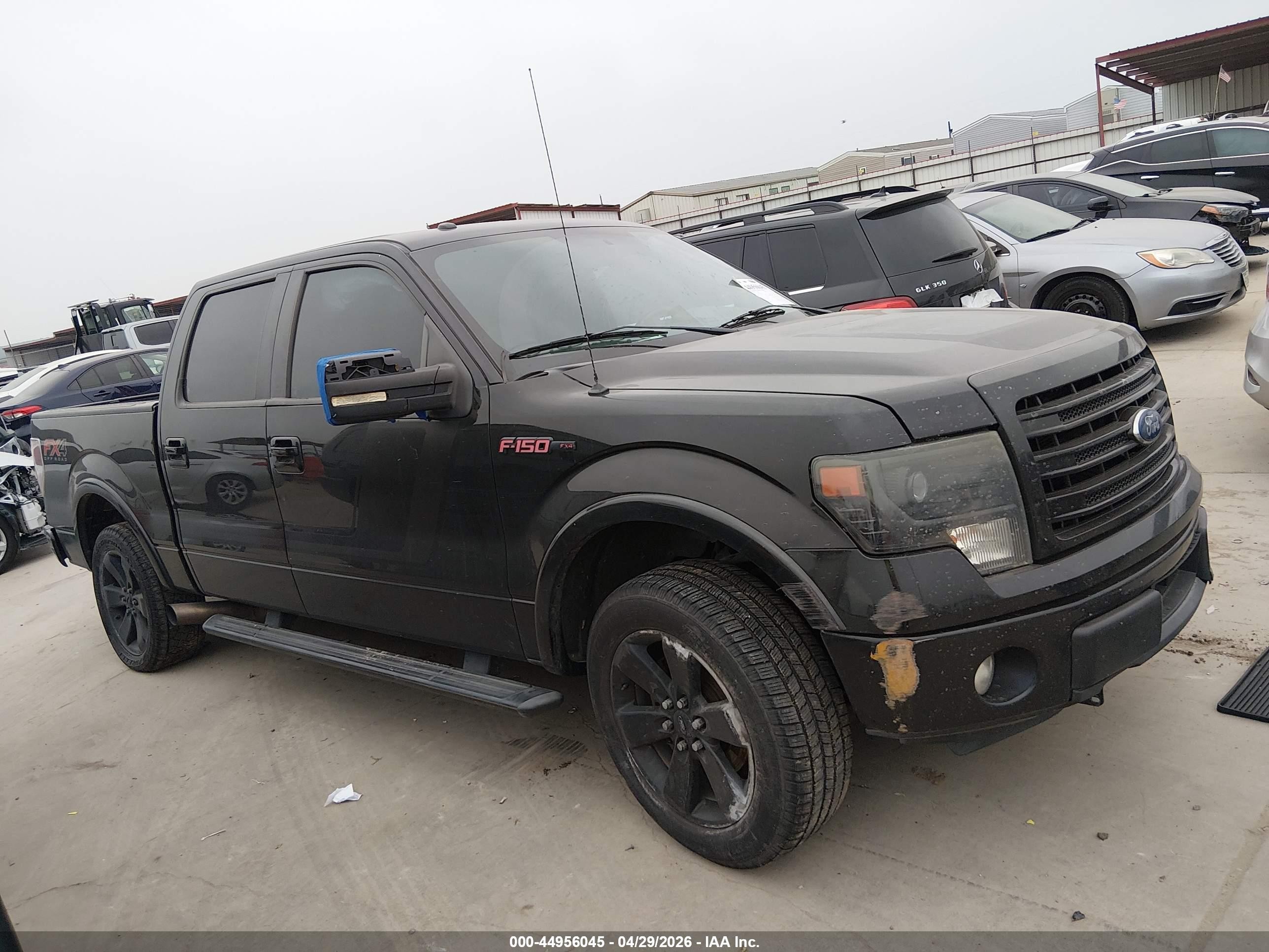 2014 Ford F-150 Fx4 Black vin: 1FTFW1ET8EFA70125