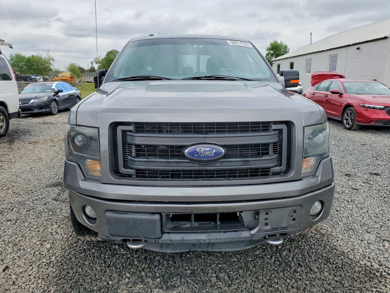 2014 Ford F150 Supercrew Gray vin: 1FTFW1ET8EFA99298