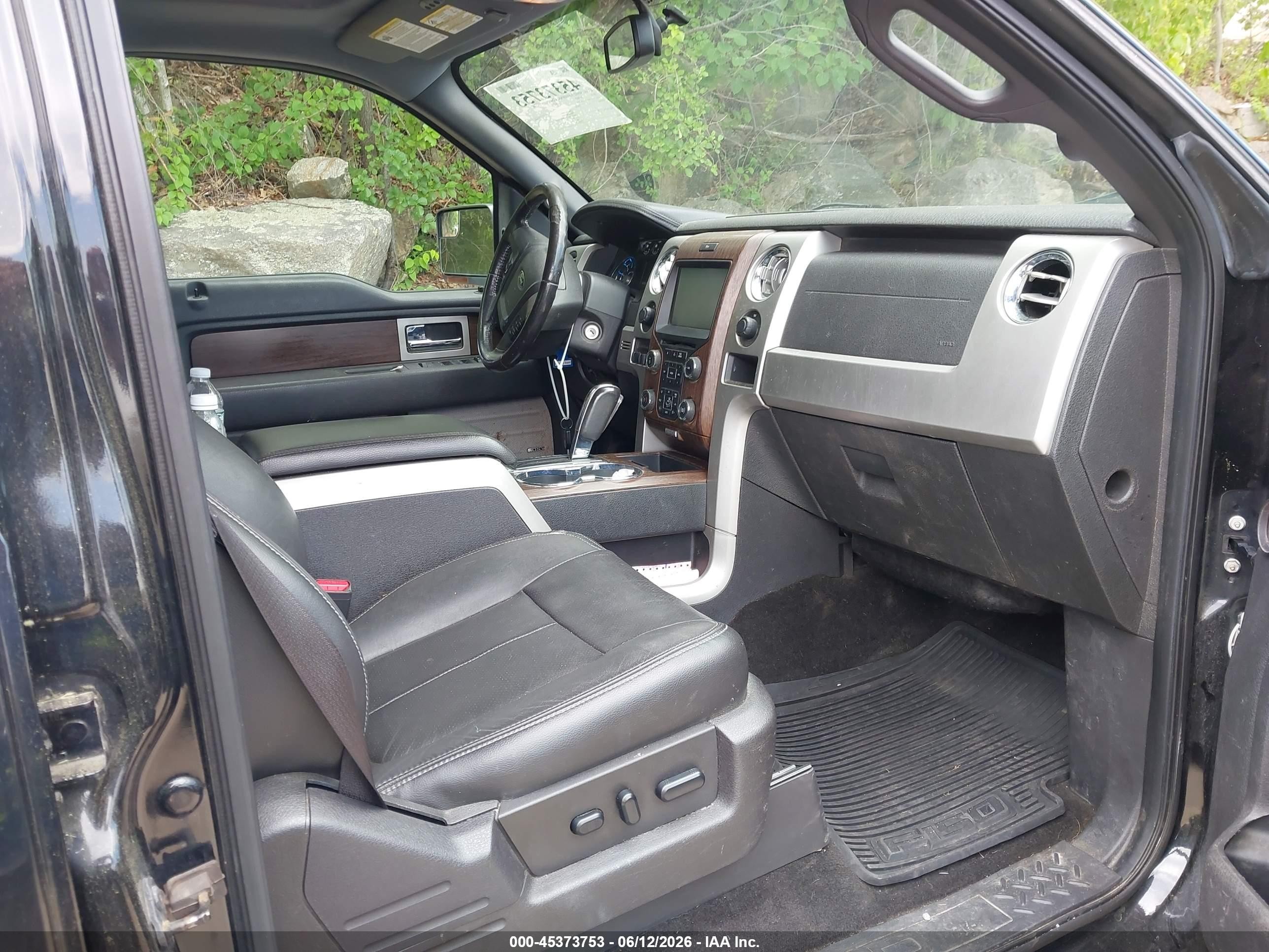 2014 Ford F-150 Lariat Black vin: 1FTFW1ET8EFB13524