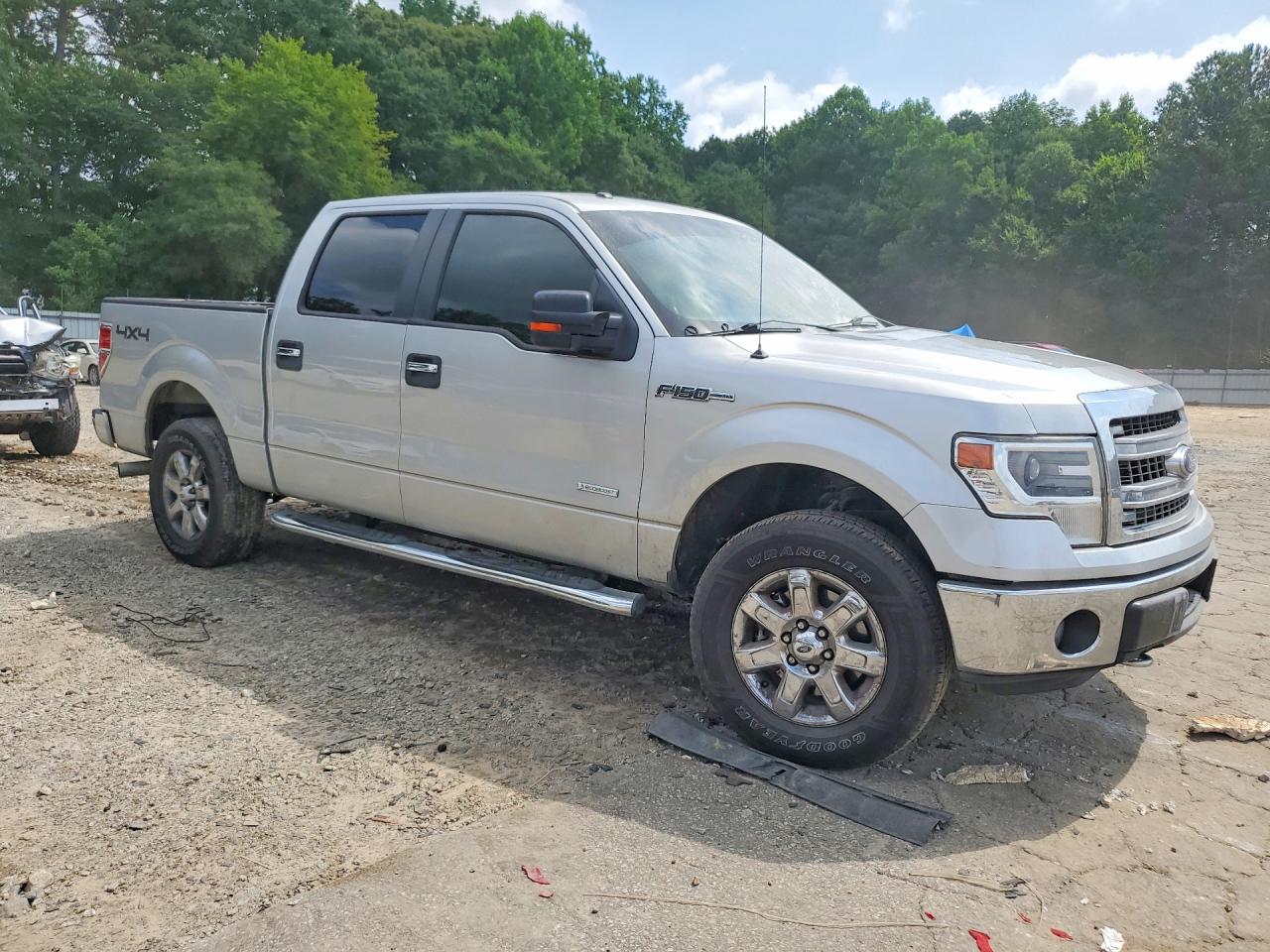 2014 Ford F150 Supercrew Silver vin: 1FTFW1ET8EFB55143