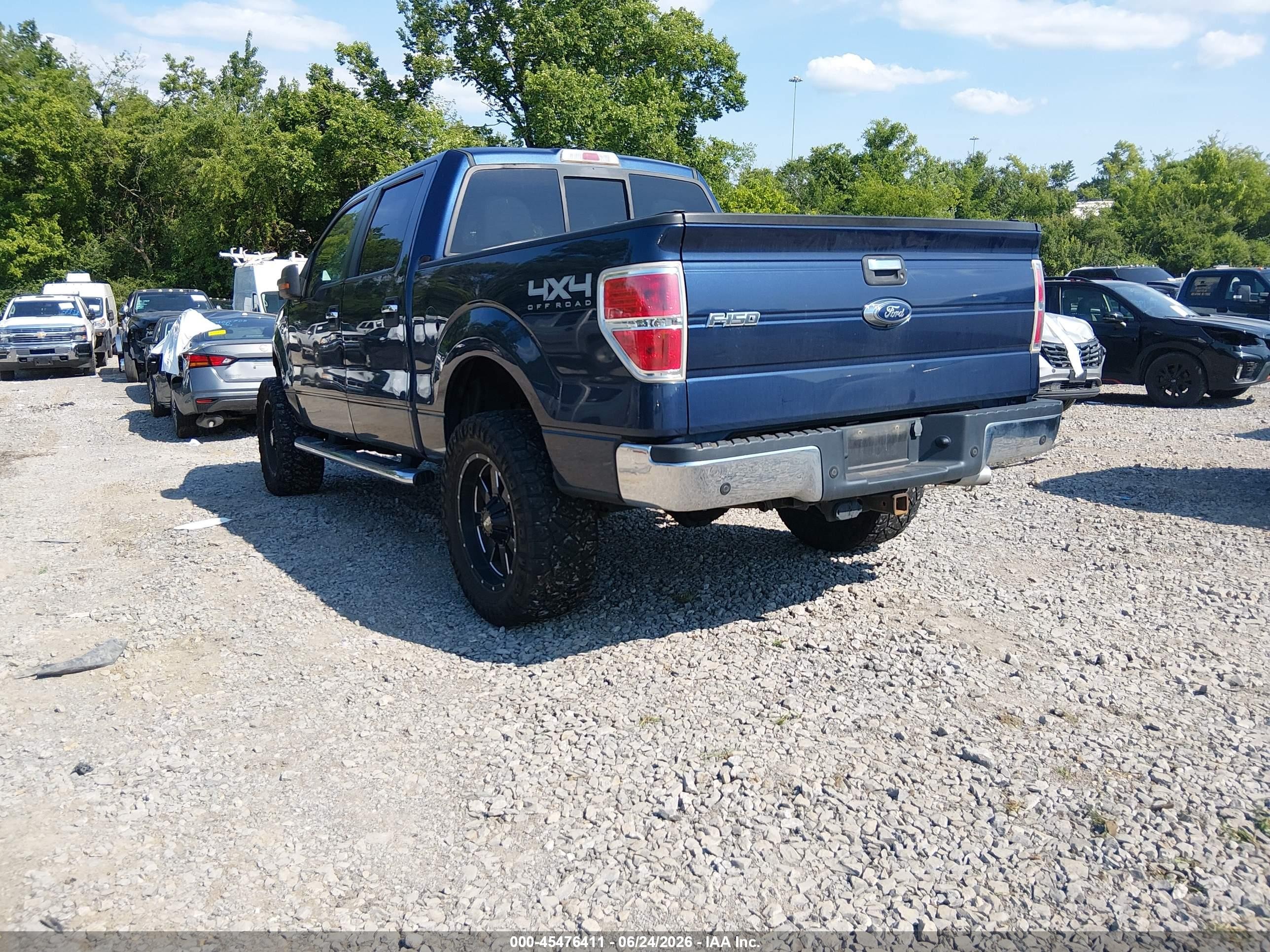 2014 Ford F-150 Fx4/king Ranch/lariat/limited/platinum/xl/xlt Blue vin: 1FTFW1ET8EFC14854