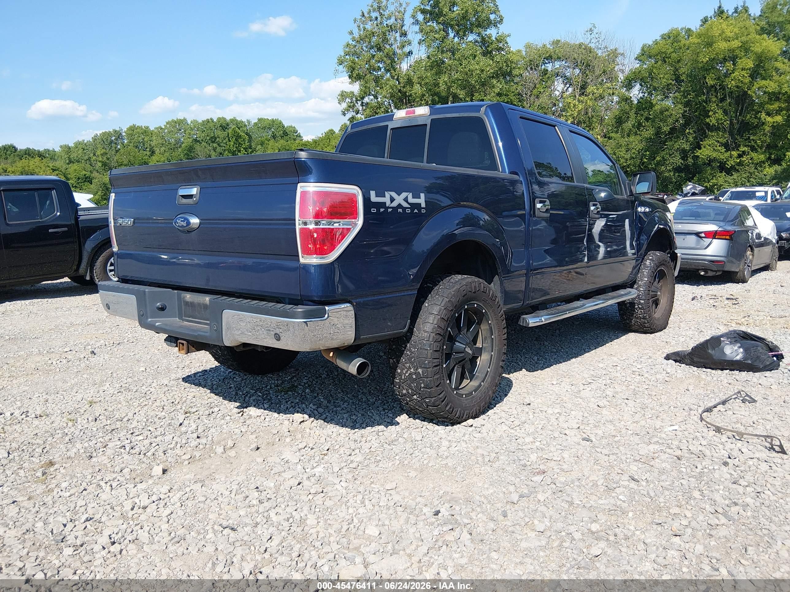 2014 Ford F-150 Fx4/king Ranch/lariat/limited/platinum/xl/xlt Blue vin: 1FTFW1ET8EFC14854