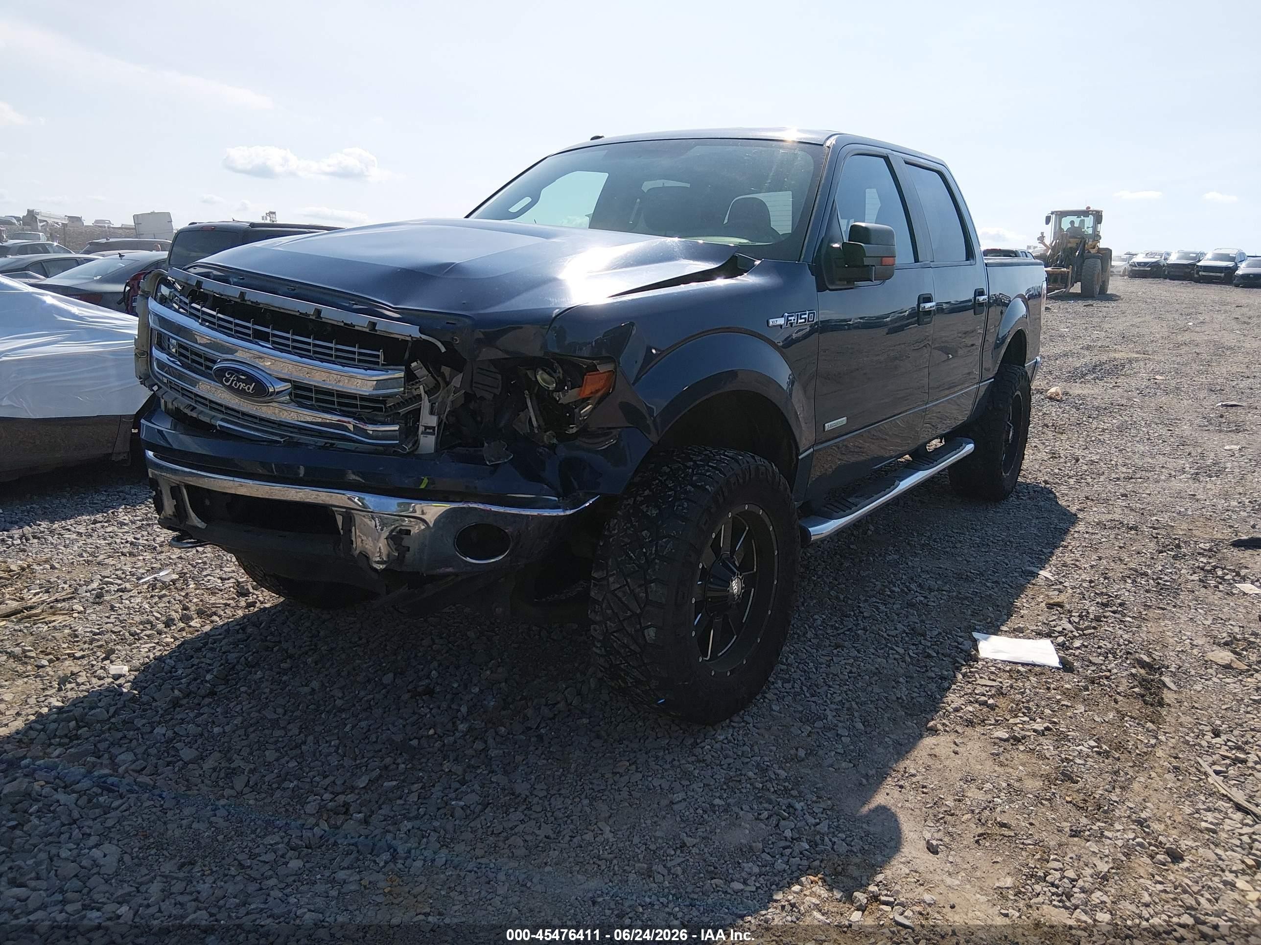 2014 Ford F-150 Fx4/king Ranch/lariat/limited/platinum/xl/xlt Blue vin: 1FTFW1ET8EFC14854