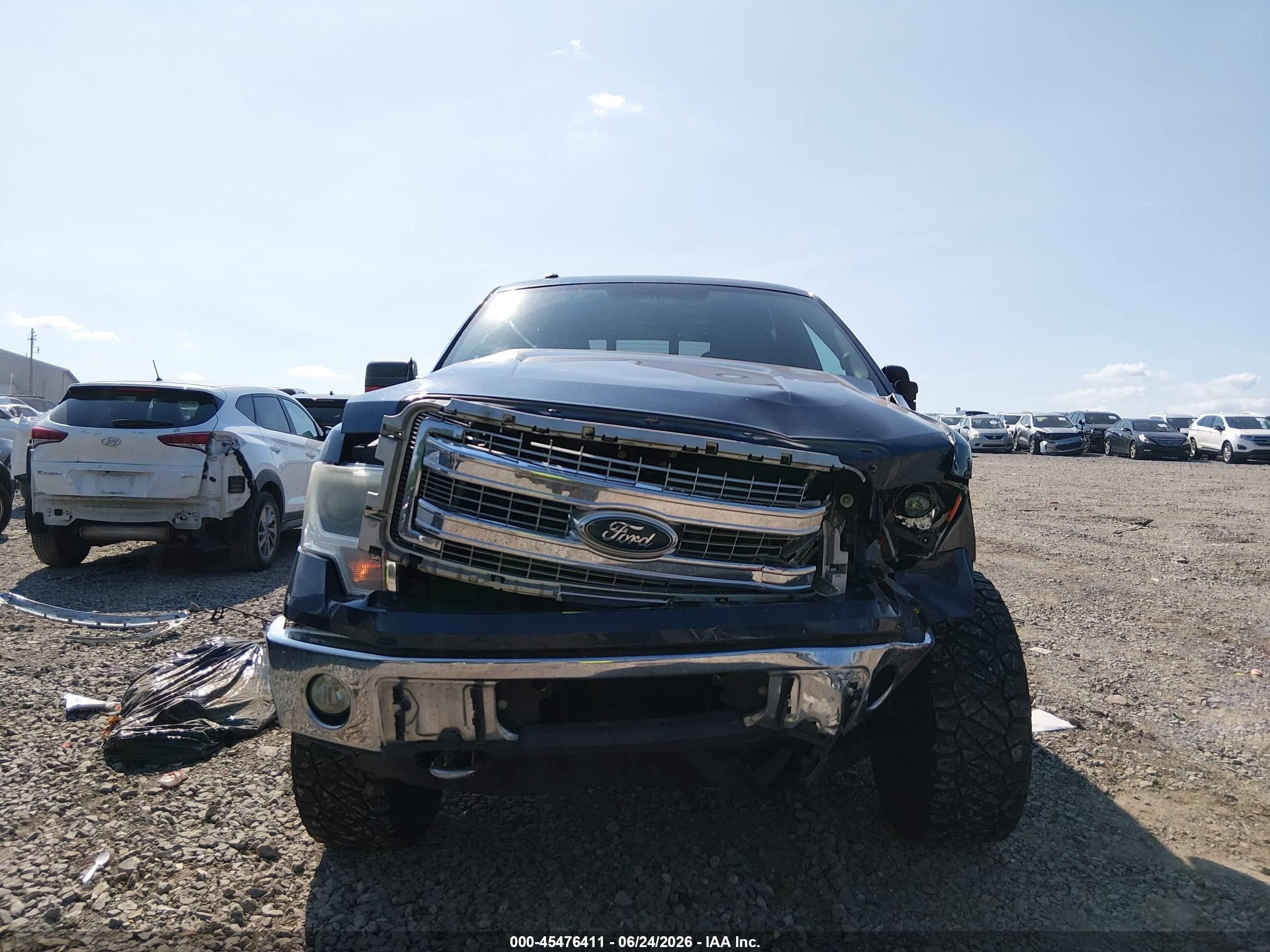 2014 Ford F-150 Fx4/king Ranch/lariat/limited/platinum/xl/xlt Blue vin: 1FTFW1ET8EFC14854