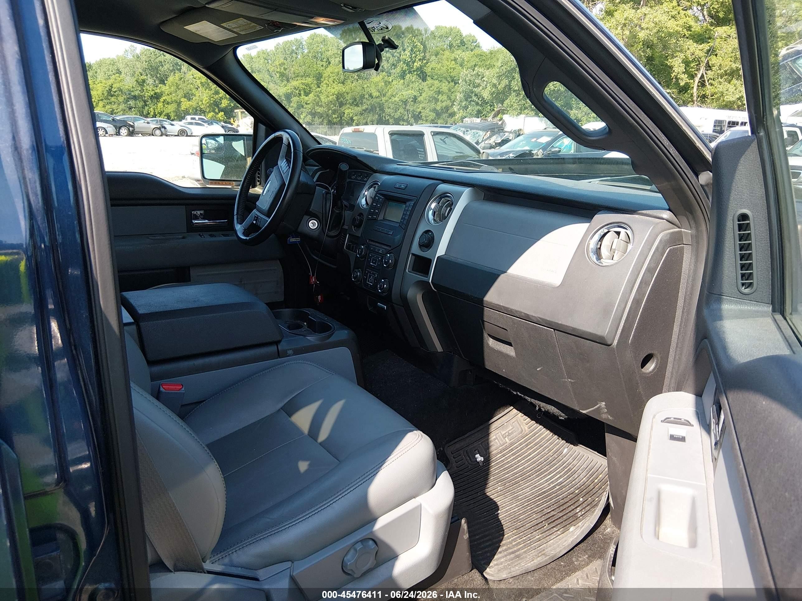 2014 Ford F-150 Fx4/king Ranch/lariat/limited/platinum/xl/xlt Blue vin: 1FTFW1ET8EFC14854
