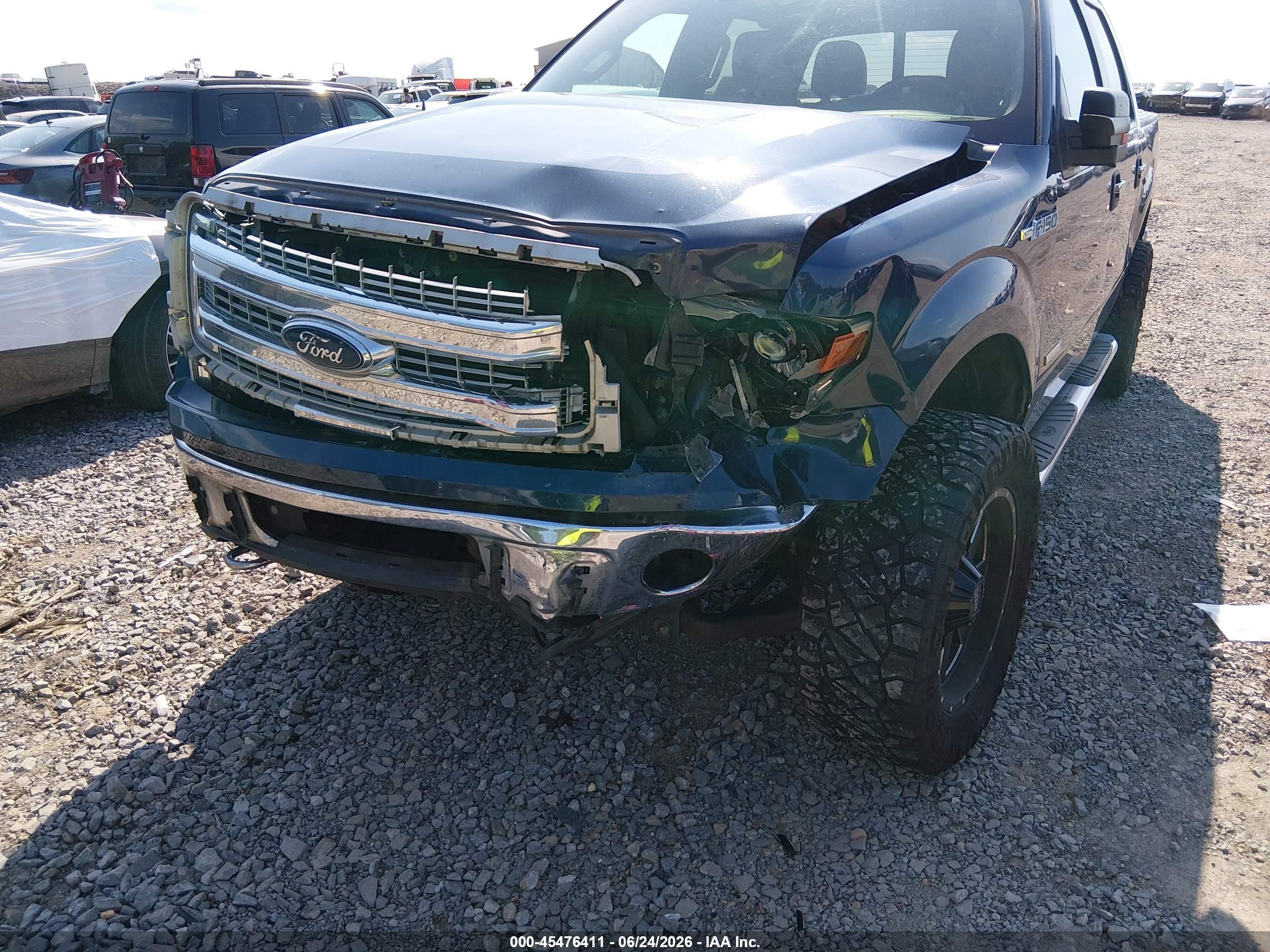 2014 Ford F-150 Fx4/king Ranch/lariat/limited/platinum/xl/xlt Blue vin: 1FTFW1ET8EFC14854