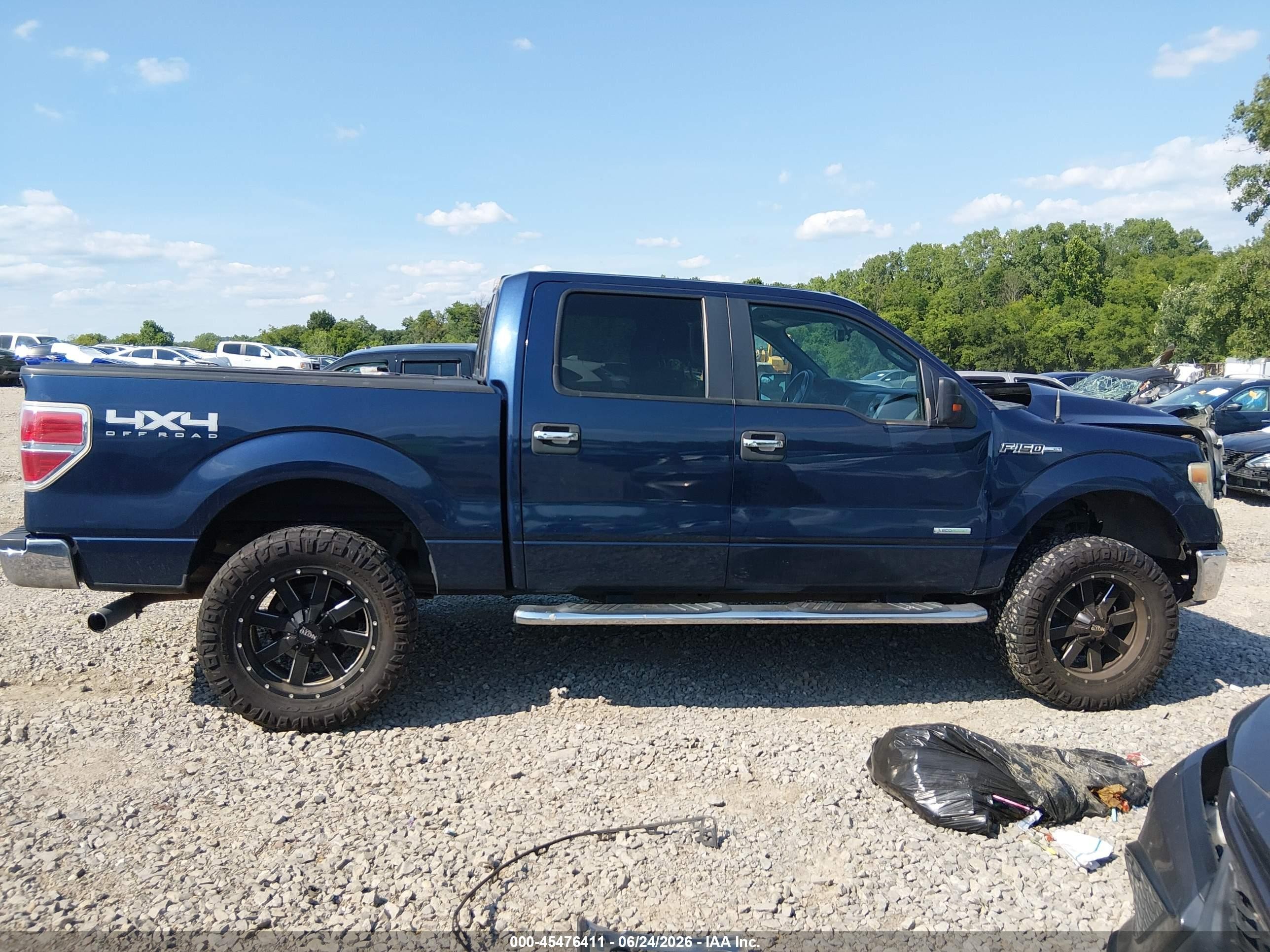 2014 Ford F-150 Fx4/king Ranch/lariat/limited/platinum/xl/xlt Blue vin: 1FTFW1ET8EFC14854