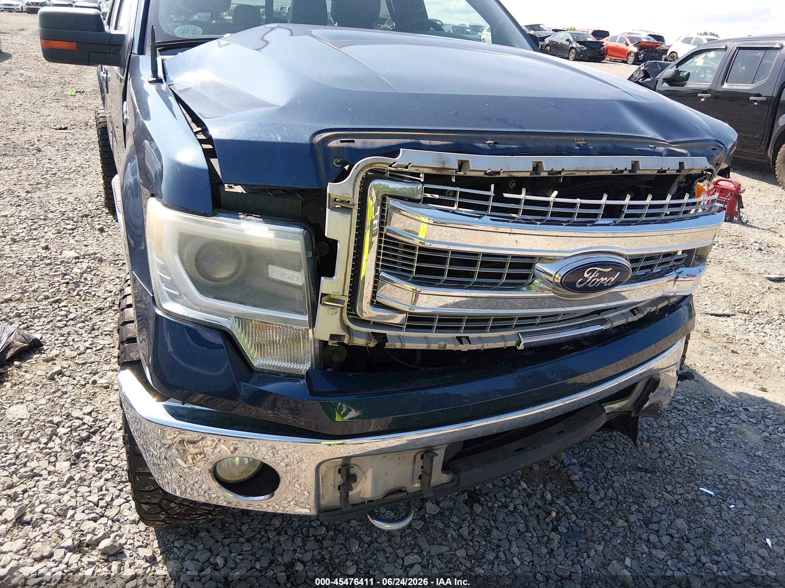 2014 Ford F-150 Fx4/king Ranch/lariat/limited/platinum/xl/xlt Blue vin: 1FTFW1ET8EFC14854