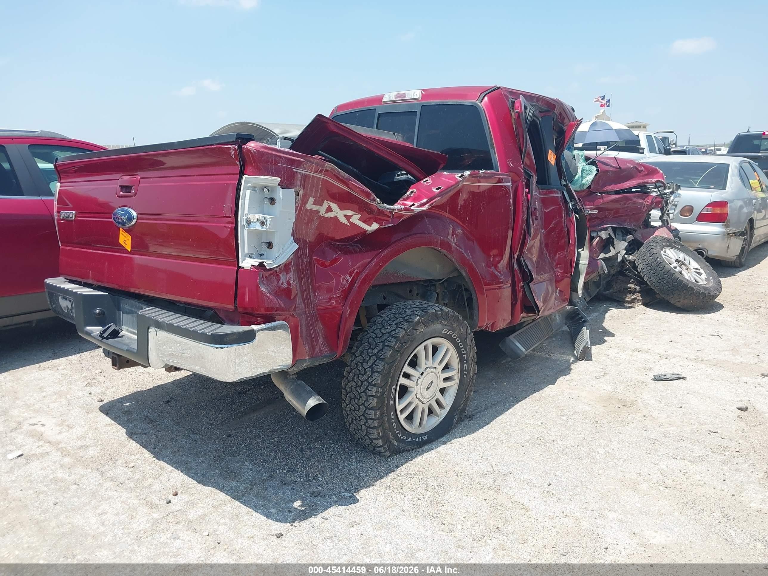 2014 Ford F-150 Fx4/king Ranch/lariat/limited/platinum/xl/xlt Red vin: 1FTFW1ET8EKD09048