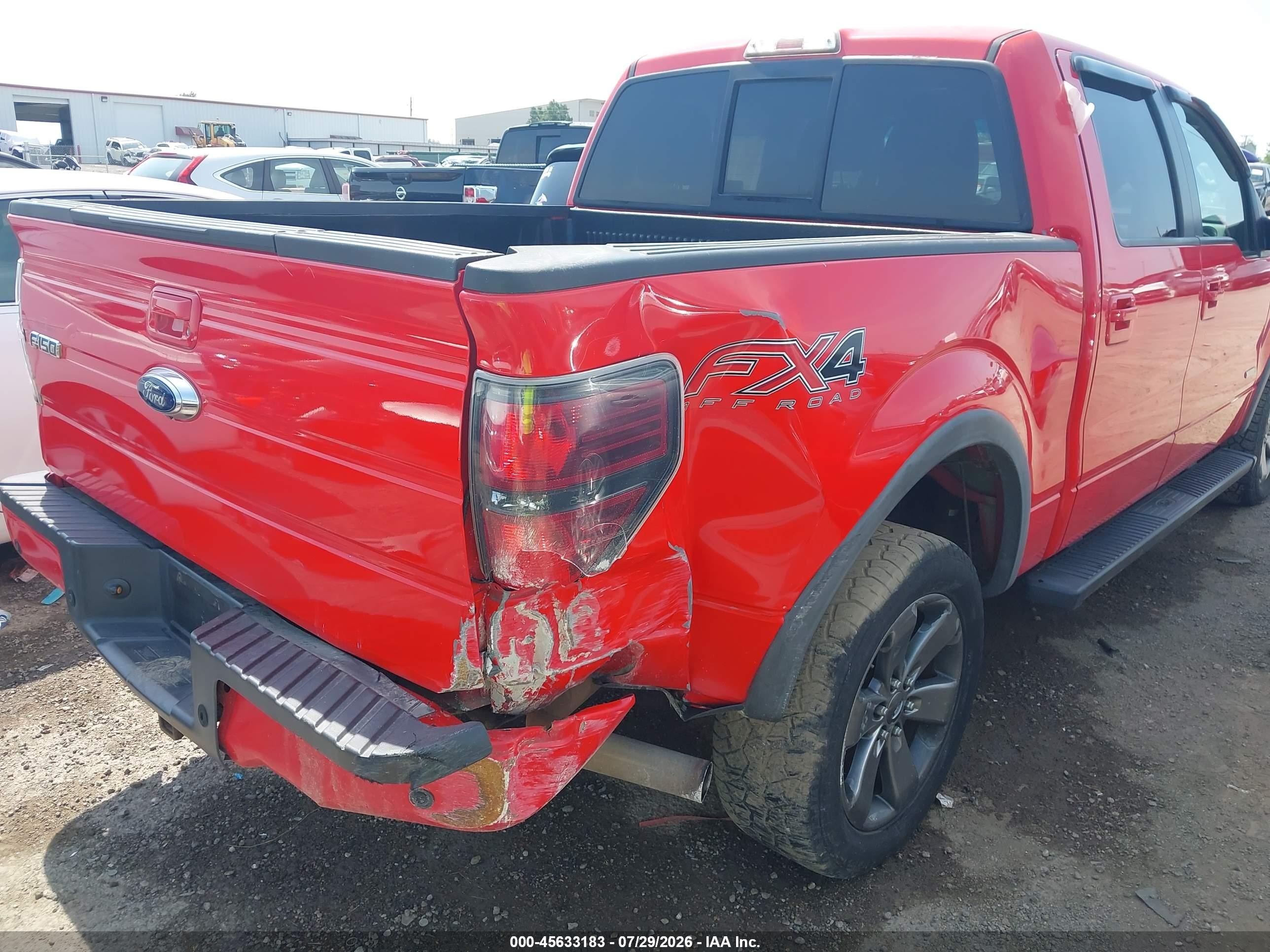 2014 Ford F-150 Fx4 Red vin: 1FTFW1ET8EKE51948