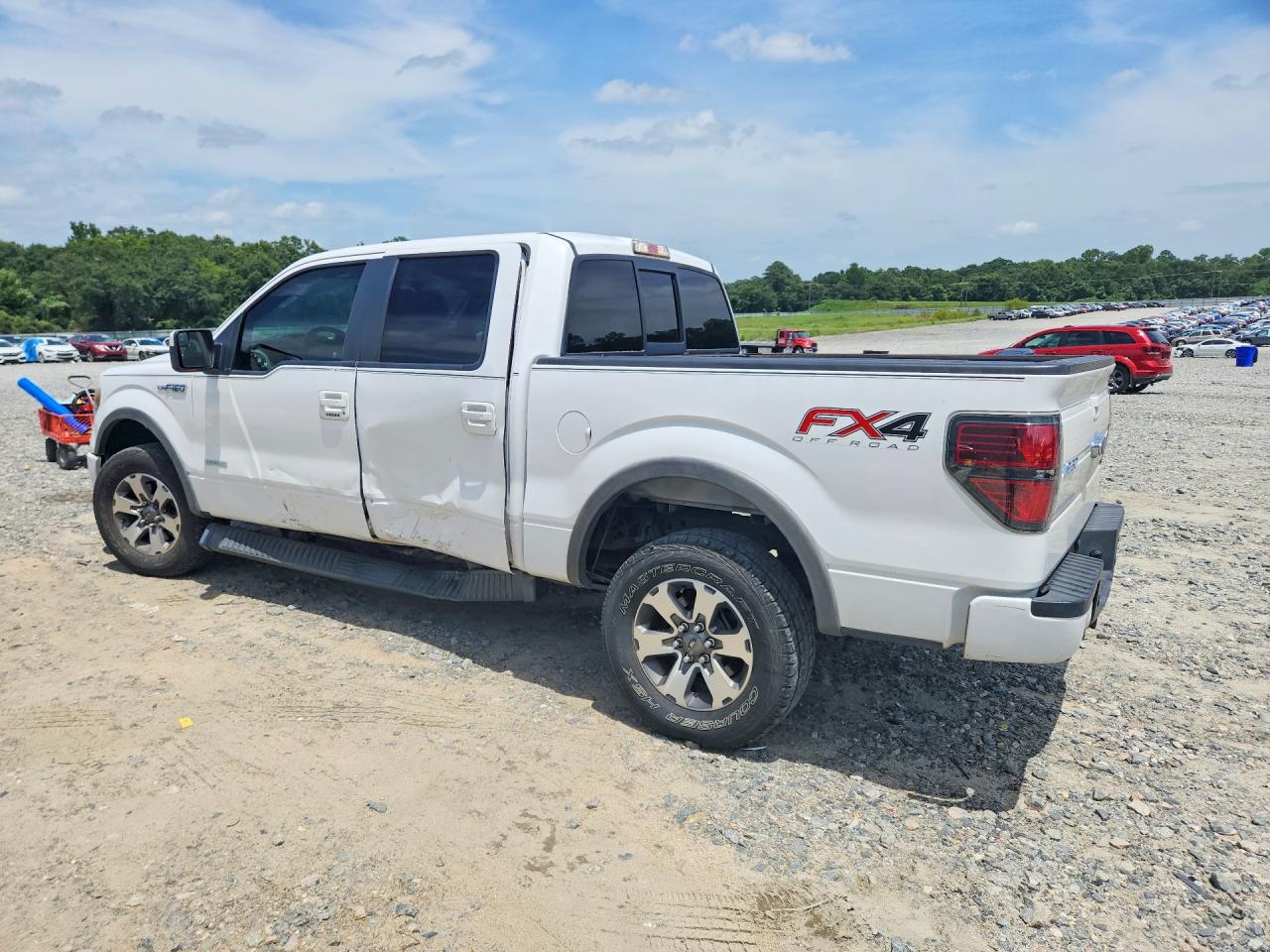 2014 Ford F150 Supercrew White vin: 1FTFW1ET8EKF04132
