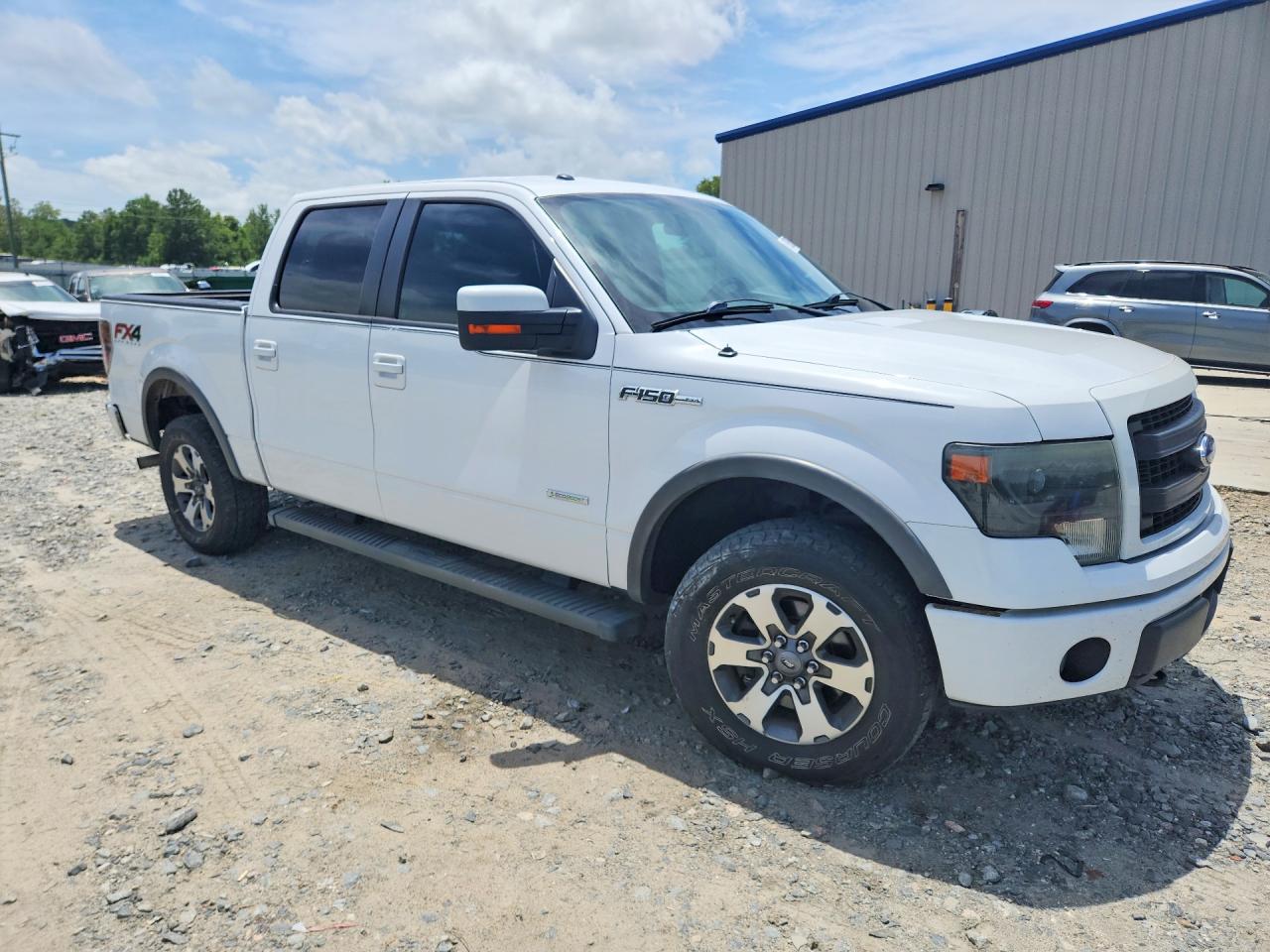 2014 Ford F150 Supercrew White vin: 1FTFW1ET8EKF04132