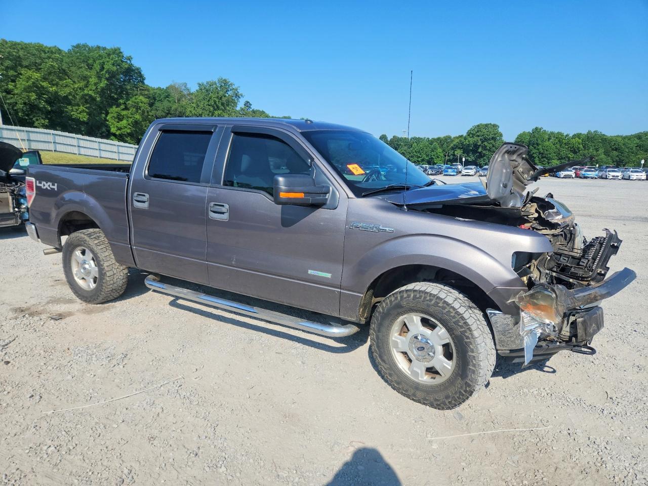 2014 Ford F150 Supercrew Gray vin: 1FTFW1ET8EKF30469