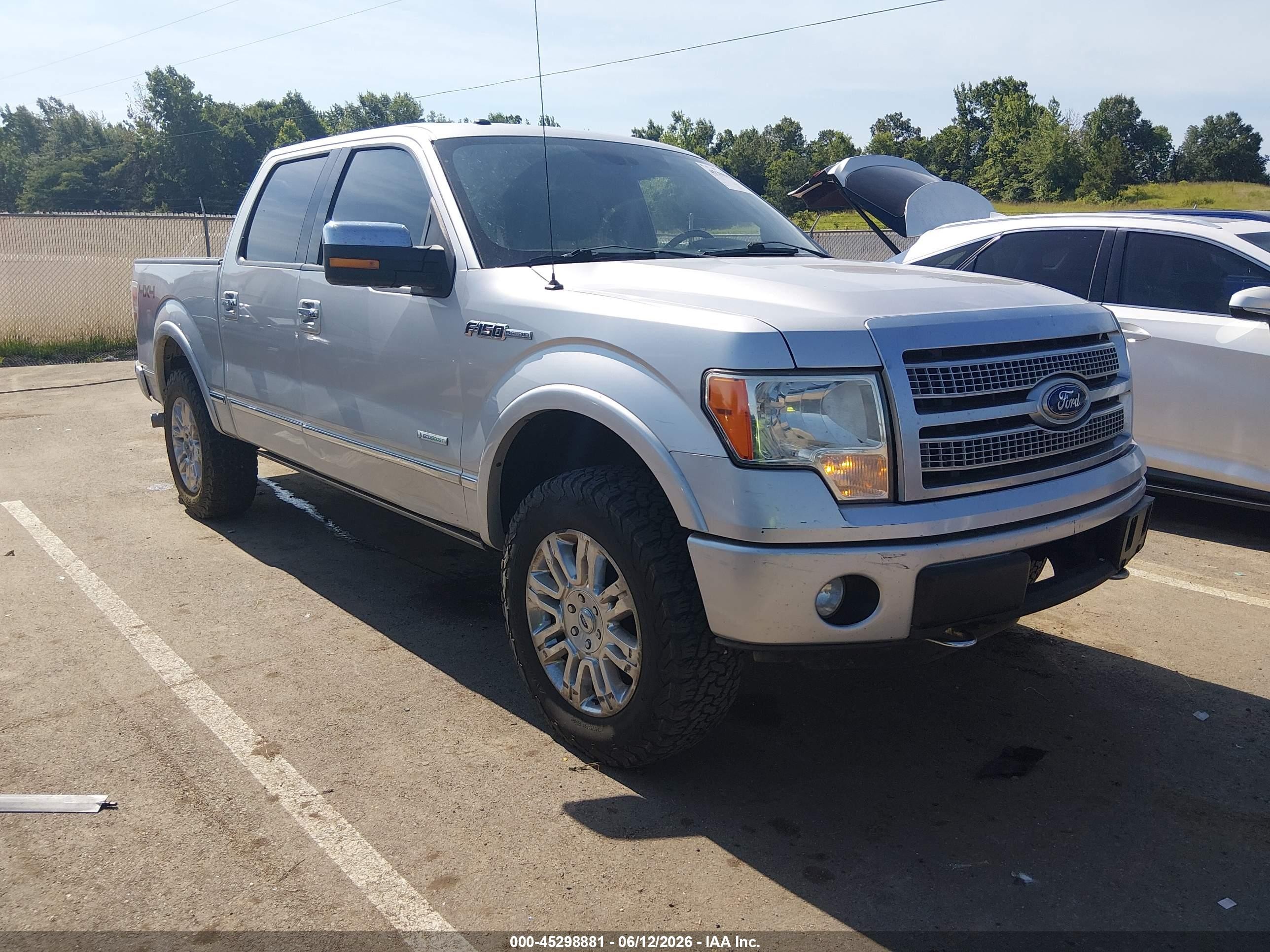 2011 Ford F-150 Platinum Silver vin: 1FTFW1ET9BFA93652