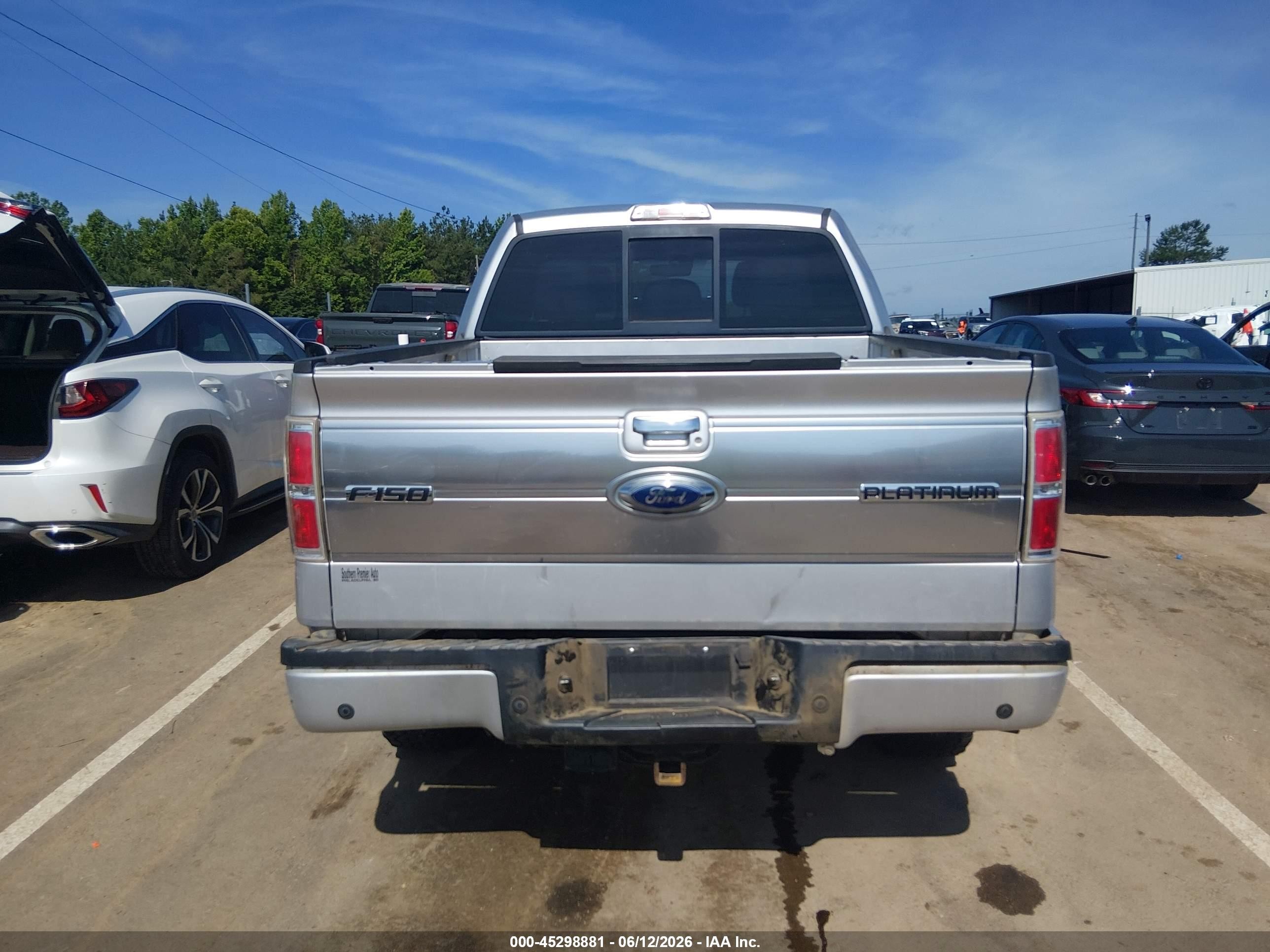 2011 Ford F-150 Platinum Silver vin: 1FTFW1ET9BFA93652